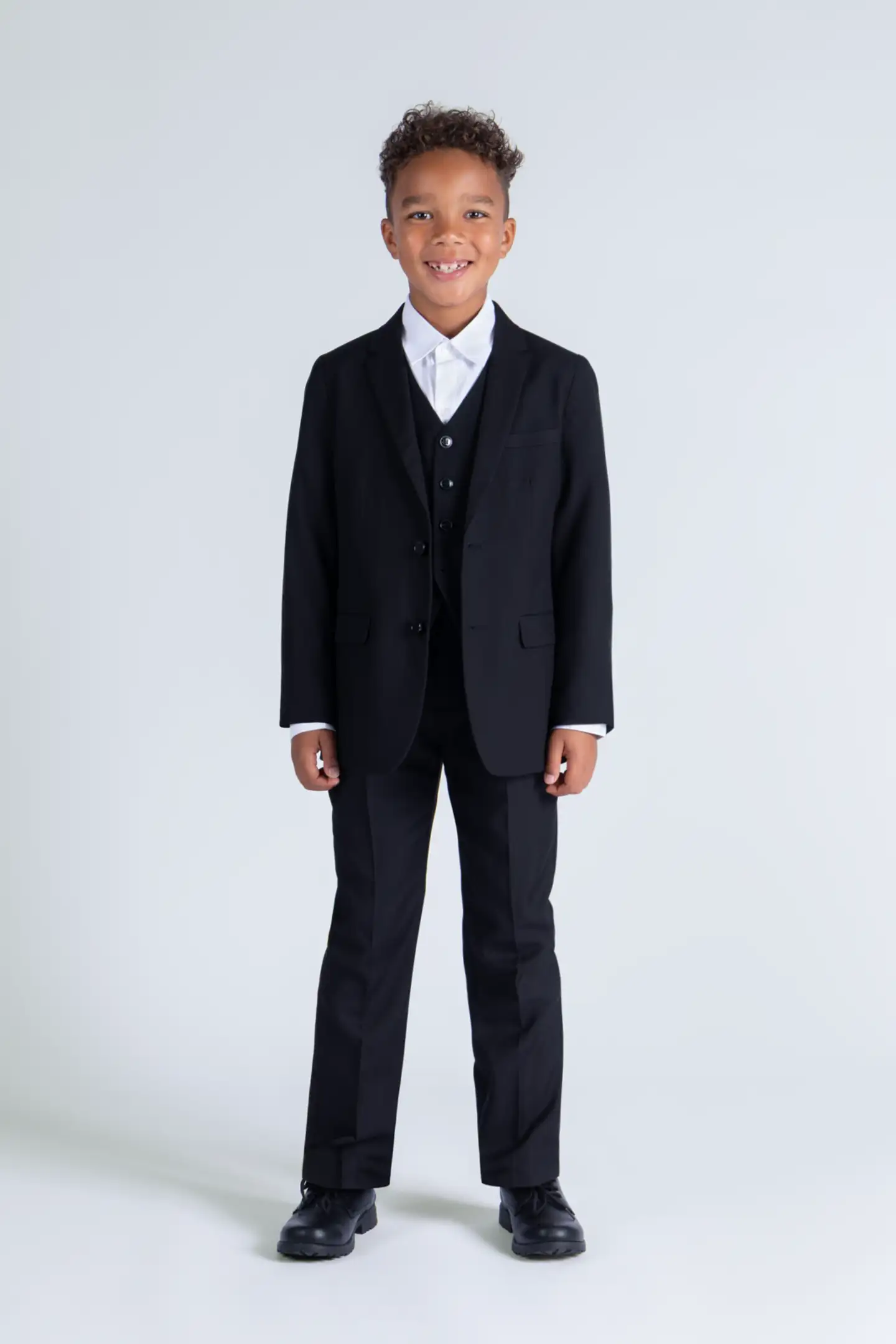 House nuorten suorat housut 236H391643 - MUSTA - 8