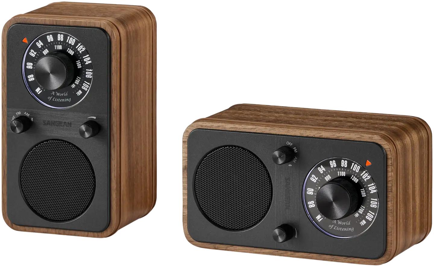Sangean WR-9 Bluetooth pöytäradio, pähkinä - 4