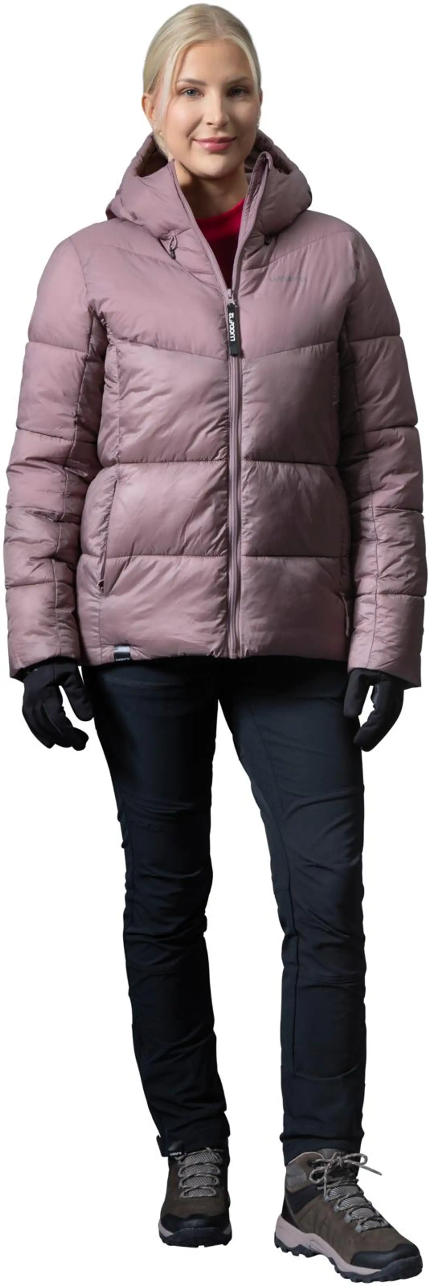 Luode12 naisten talvitakki 223L382586 - Twilight Mauve - 5