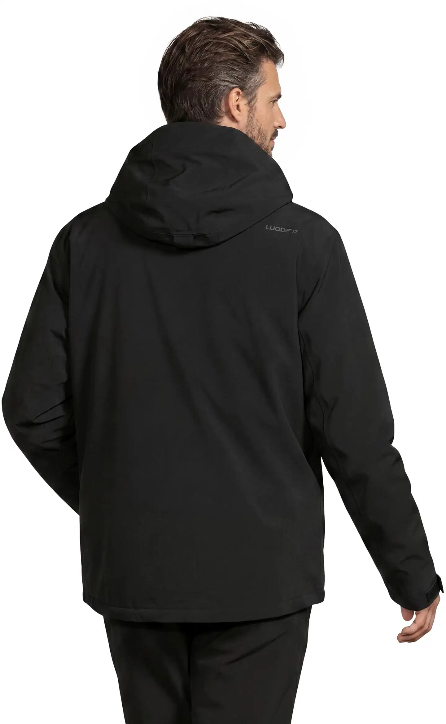Luode12 miesten kevytvanutakki 204L332469 - black - 3
