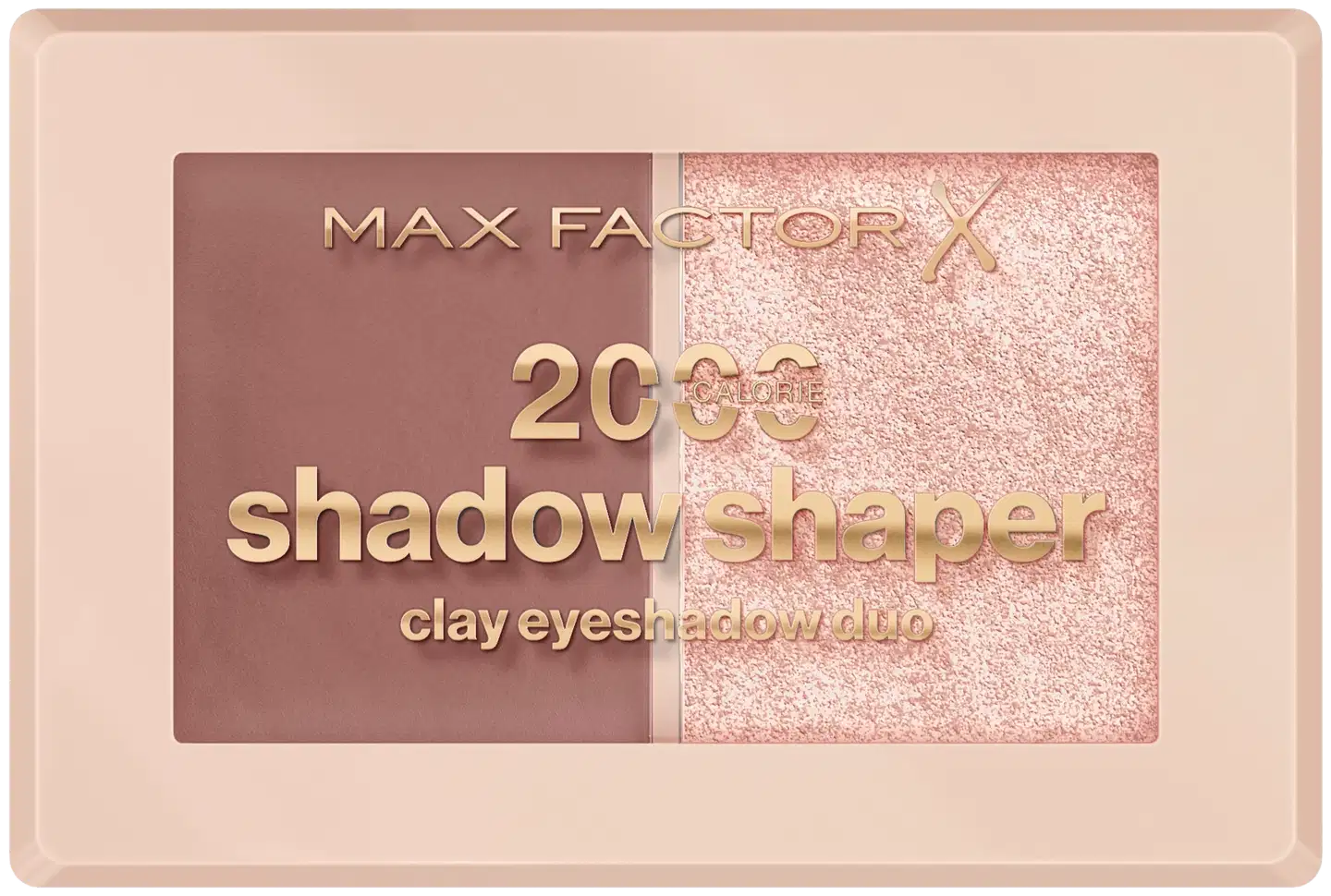 Max Factor 2000 Calorie Shadow Shaper Clay Eyeshadow Duo 010 Clay Gleam 4 g - Clay Gleam - 1