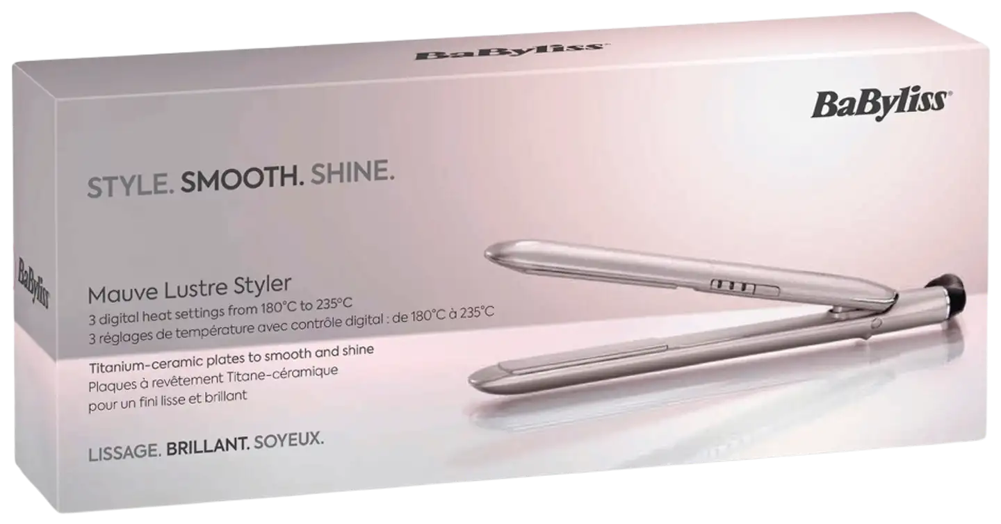 BaByliss suoristusrauta Mauve Lustre Straightener