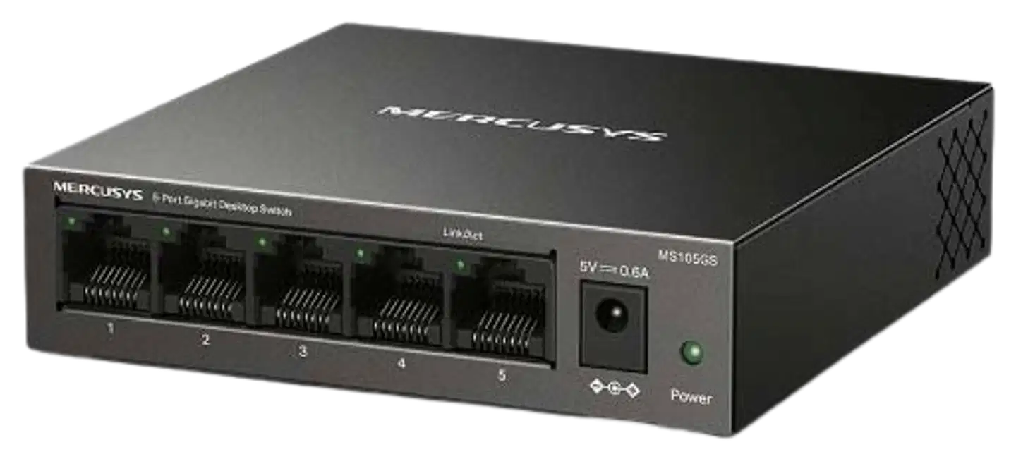 Mercusys MS105GS 5-porttinen Gigabit-kytkin - 2
