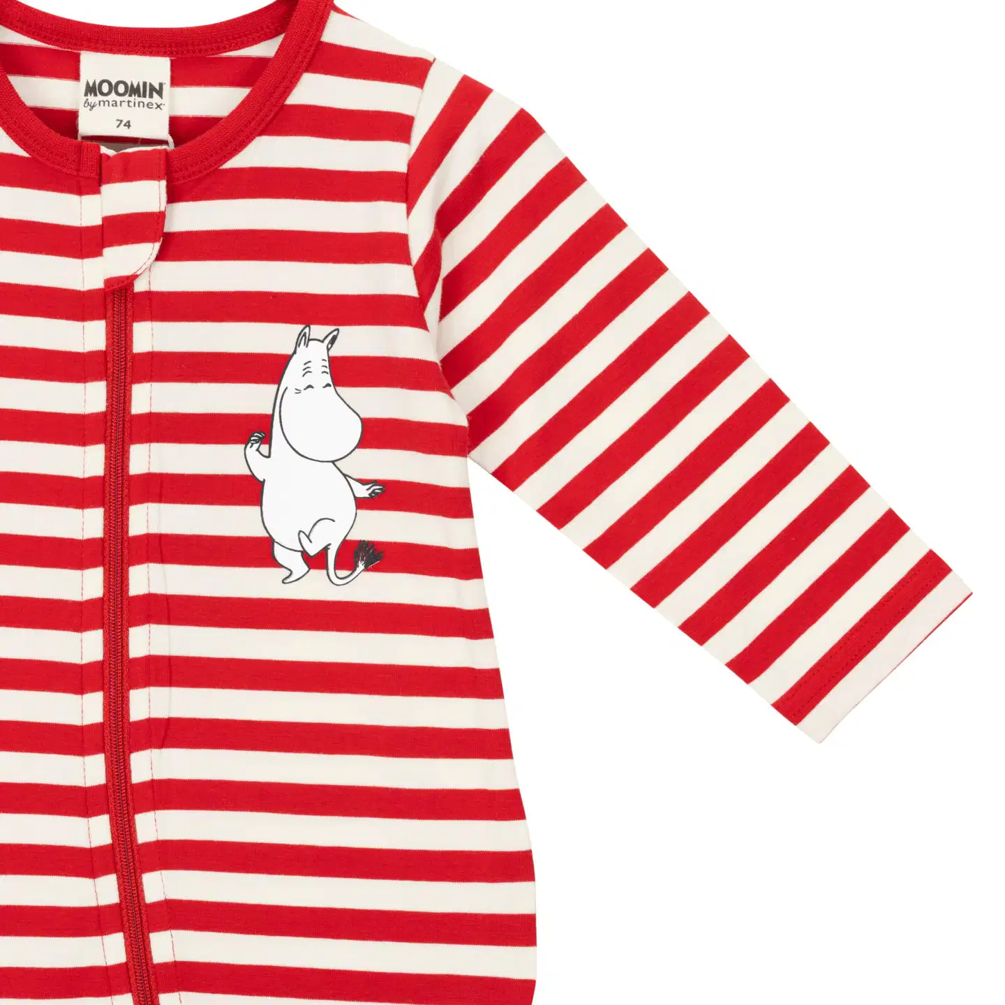 Muumi vauvojen pyjama Raidallinen 593899 - punainen - 3