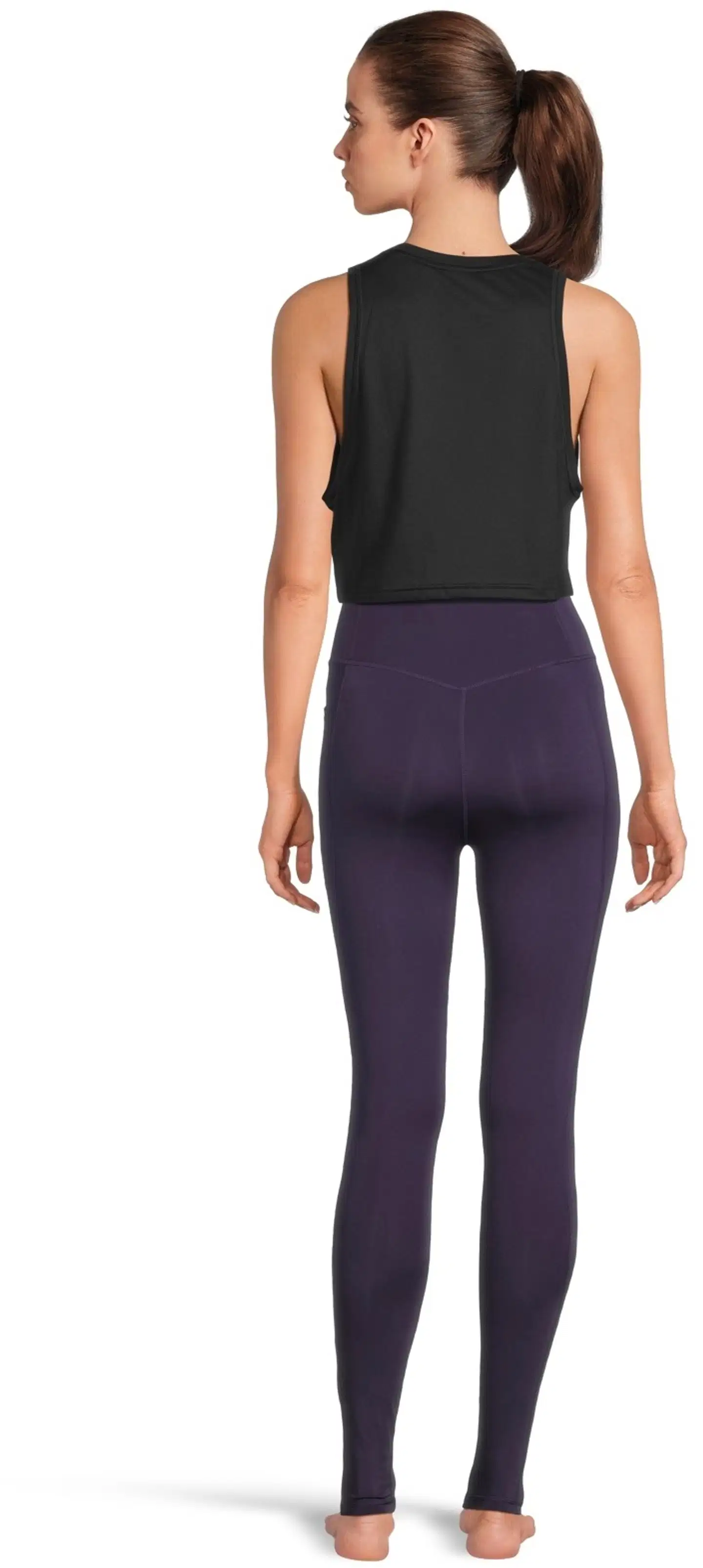 adidas naisten treenitrikoot OPT Ess JW7648 - AURORA PLUM - 3