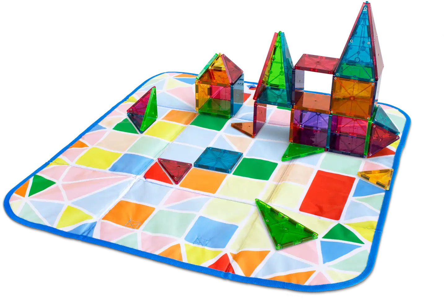MAGNA-TILES® 2 in 1 -setti: säilytyslaatikko ja interaktiivinen leikkialusta - 2