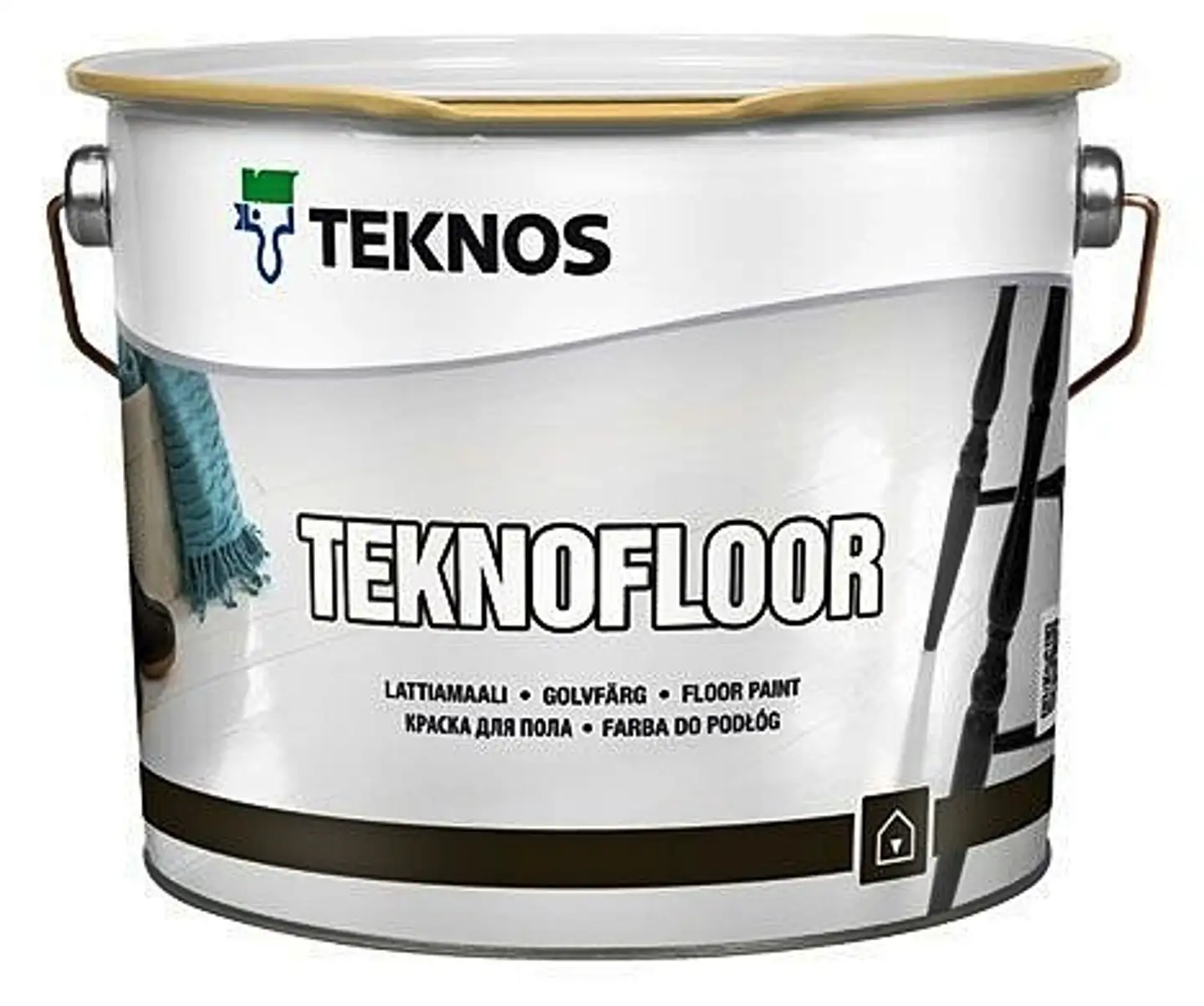 Teknos Teknofloor lattiamaali 2,7L PM3 sävytettävä kiiltävä