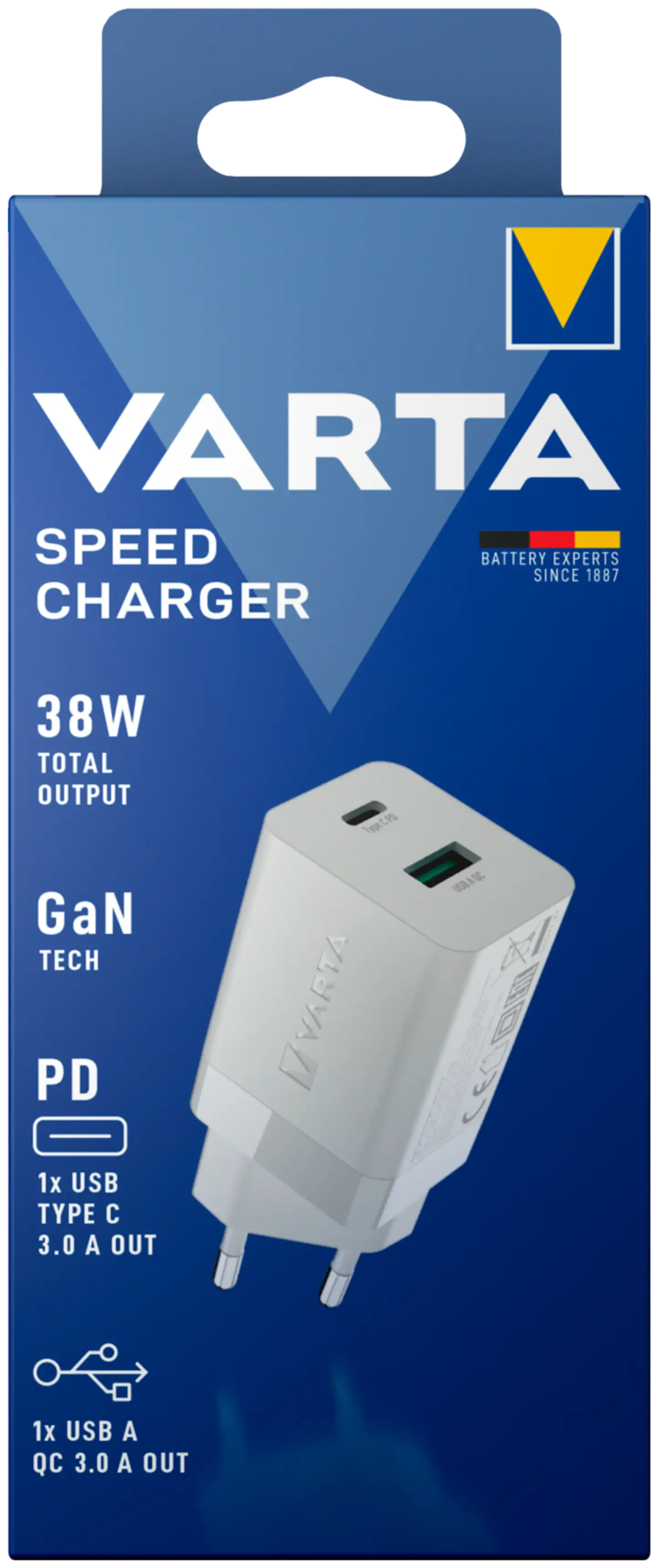 Varta seinälaturi 38W - 1