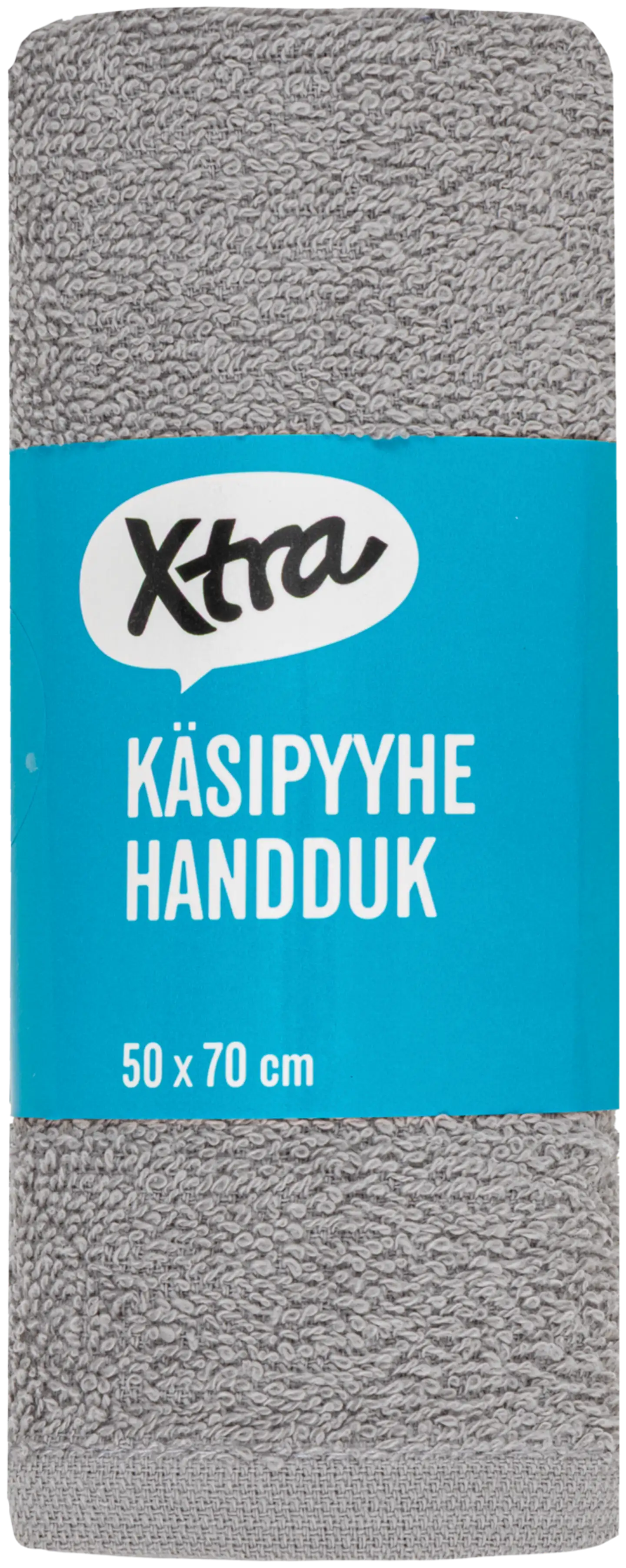 Xtra käsipyyhe Anna 50x70 cm harmaa