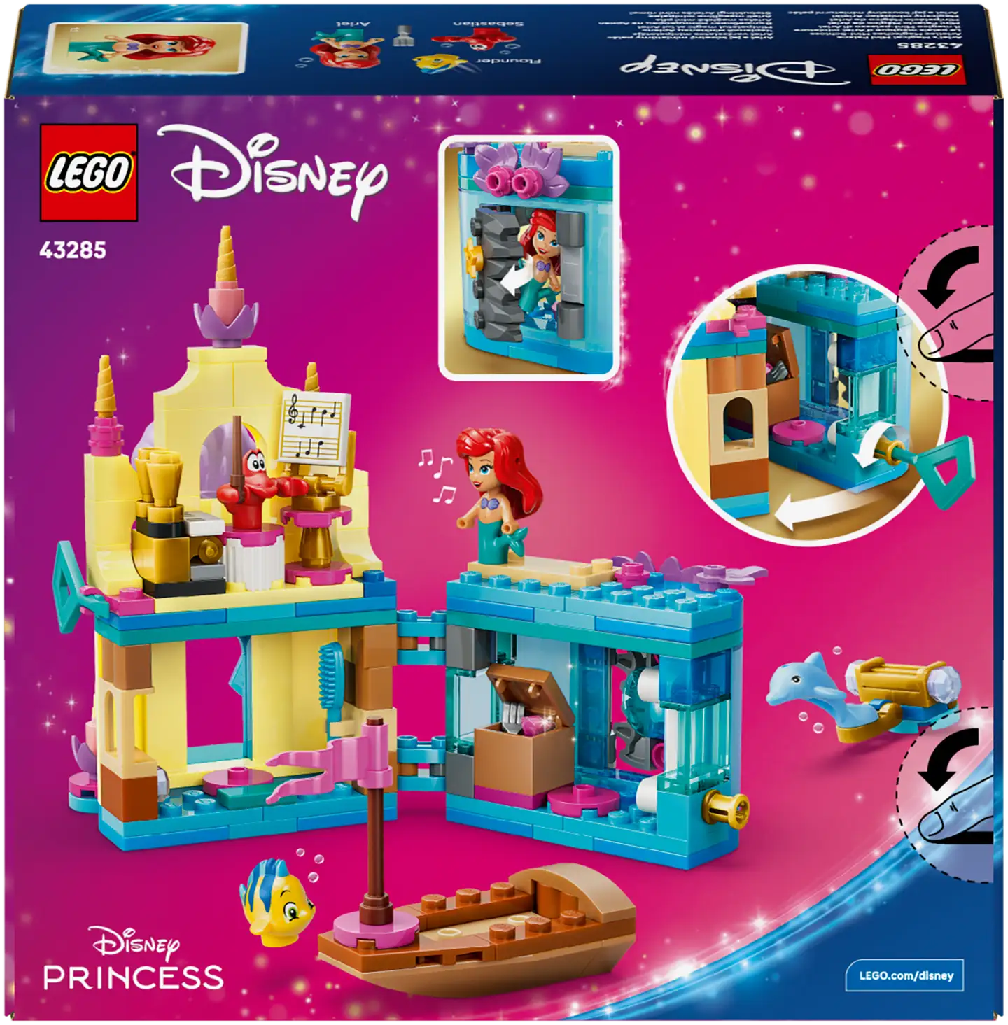 LEGO® Disney Princess 43285 Arielin taianomainen palatsi minikoossa - 7