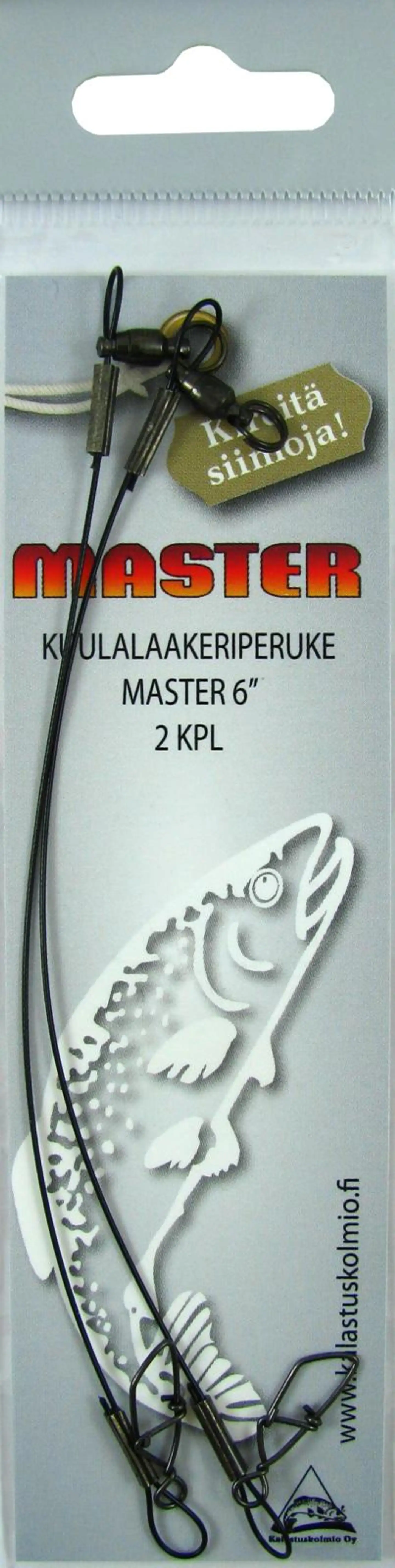 Master kuulalaakeriperuke 6" 2kpl/pkt