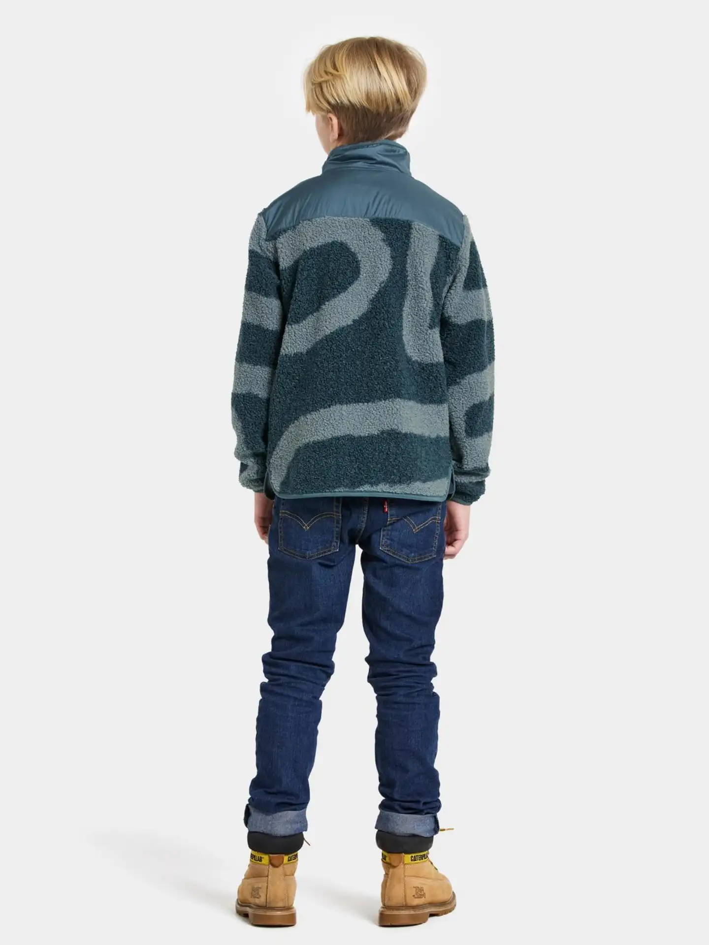 Didriksons Exa pr fz 2 junior piletakki - Path L Blue - 5