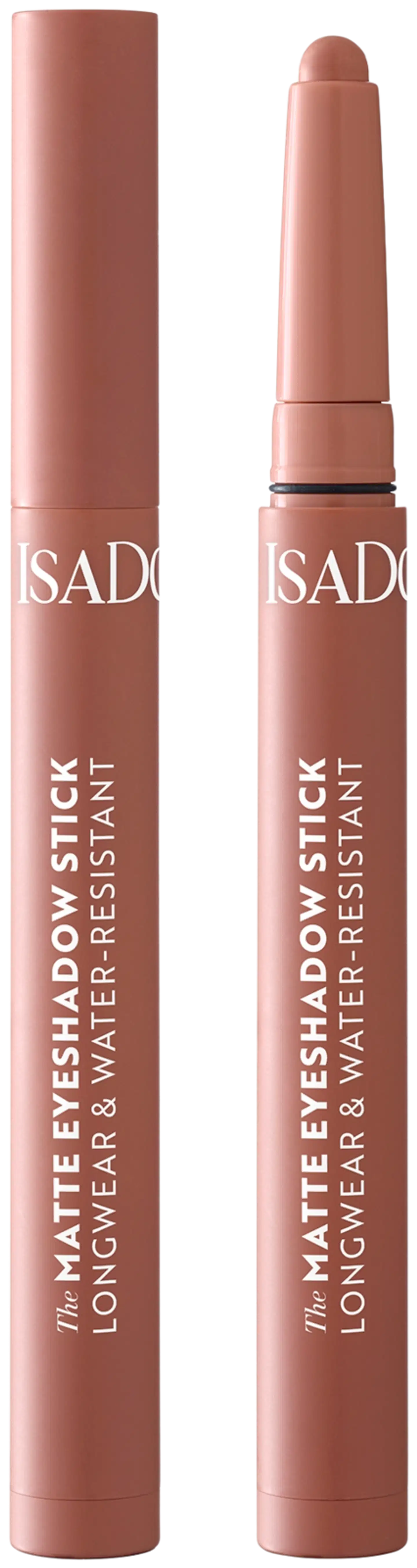 Isadora The Matte Eyeshadow Stick Longwear & Water-Resistant luomiväripuikko 60 Bare Beige 1,2 g - 61 Apricot Blush - 1