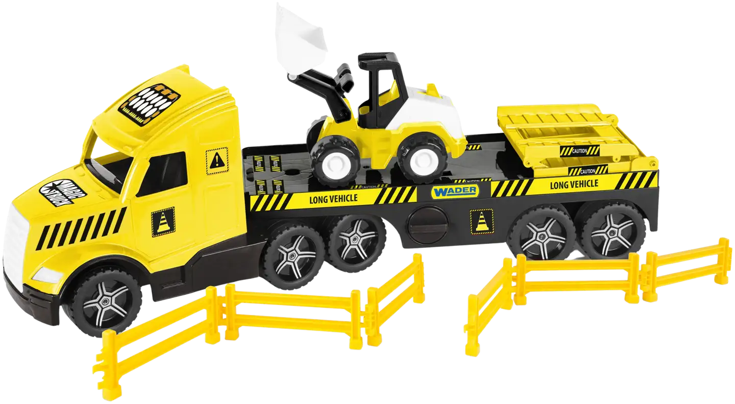 Wader Magic Truck Technic Lavettirekka Ja Ajoneuvo