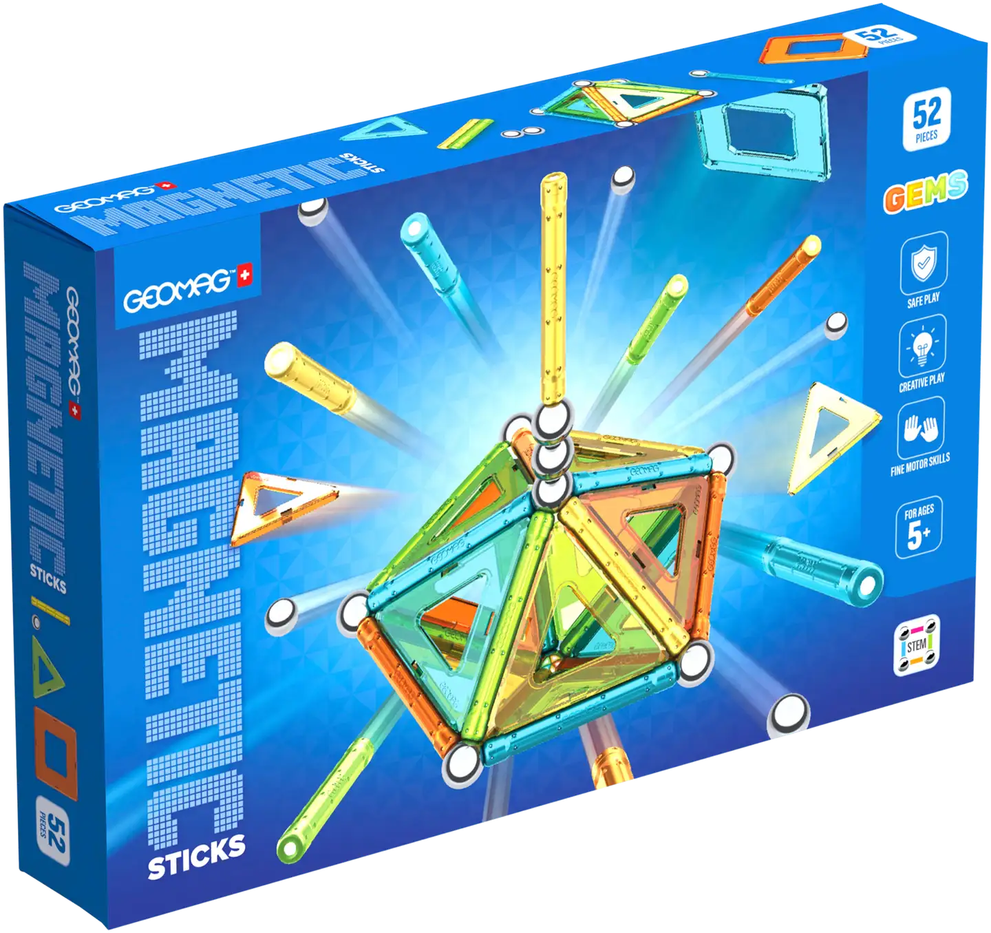 Geomag Gems Magneettirakennussetti 52 kpl - 1