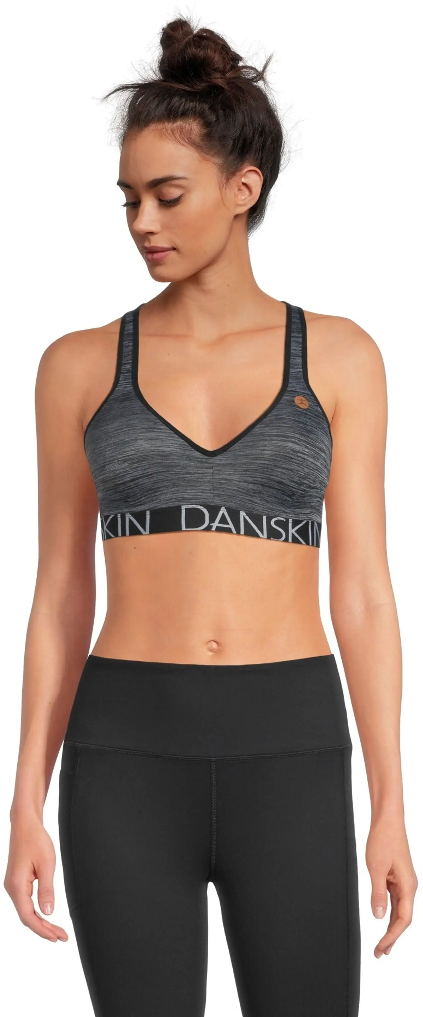 Danskin naisten urheiluliivit 211DNOS252 - Grey melange - 1