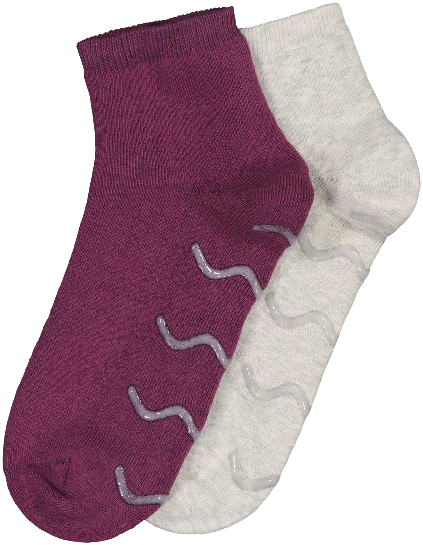 House naisten liukuestesukat 214HNO2404 - Plum/grey heather