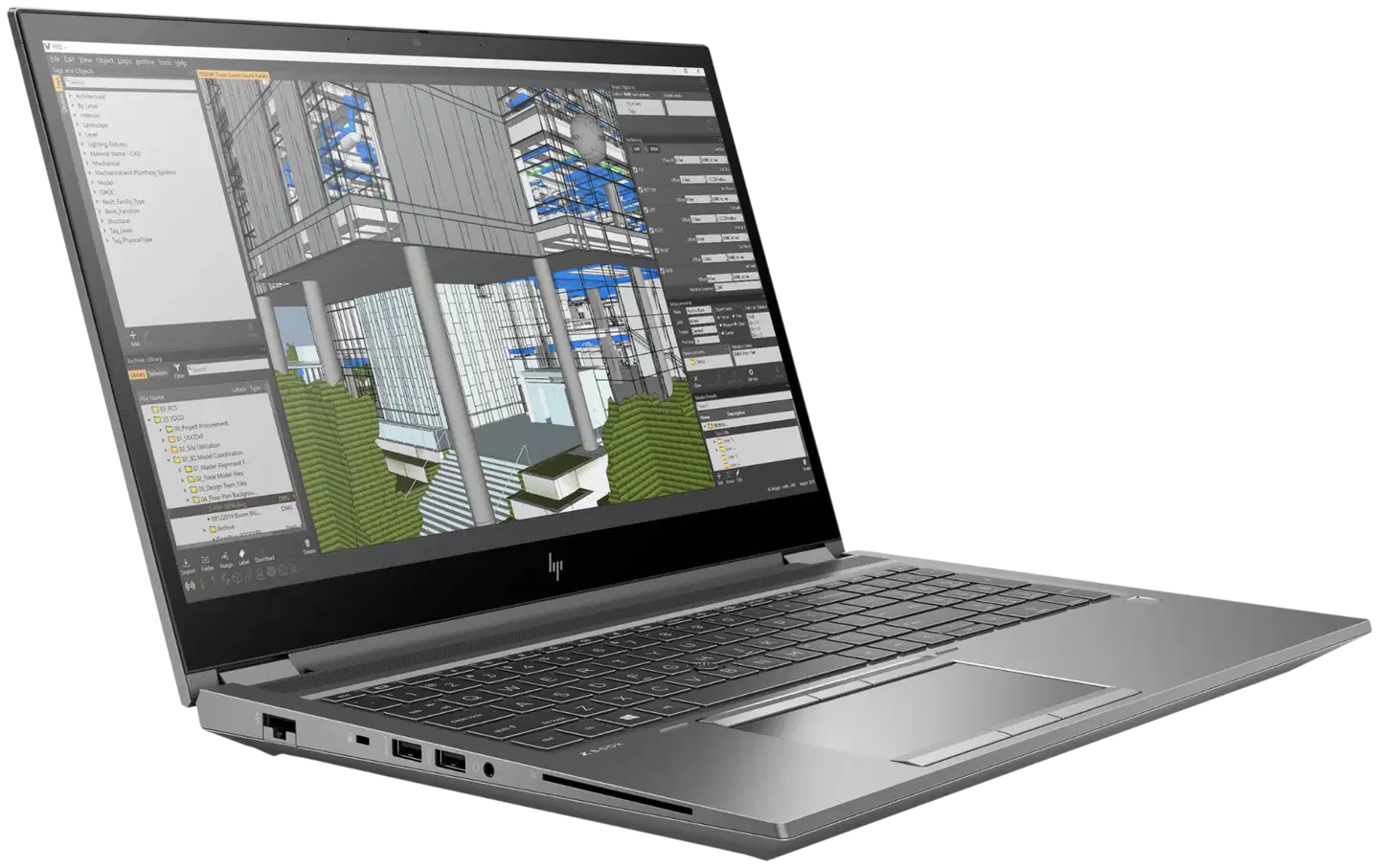 Nuvoo tehdashuollettu kannettava tietokone HP ZBook Fury 15 G8 Intel Core i7-11800H 15" FHD 32GB 512GB SSD RTX A2000 W11P - 2