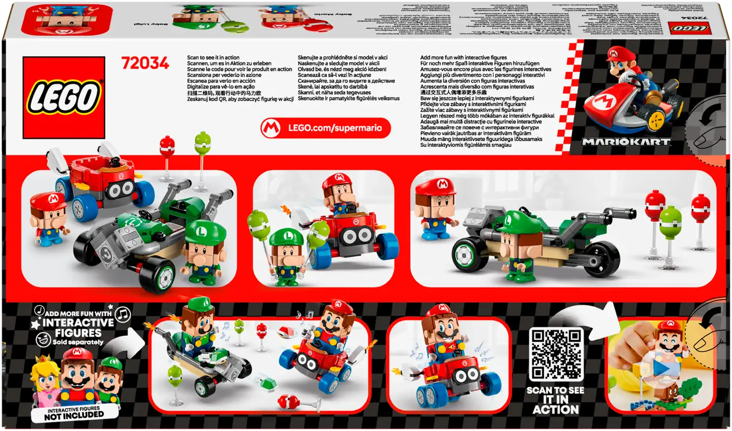 LEGO® Super Mario 72034 Mario Kart™ – Baby Mario vastaan Baby Luigi - 3