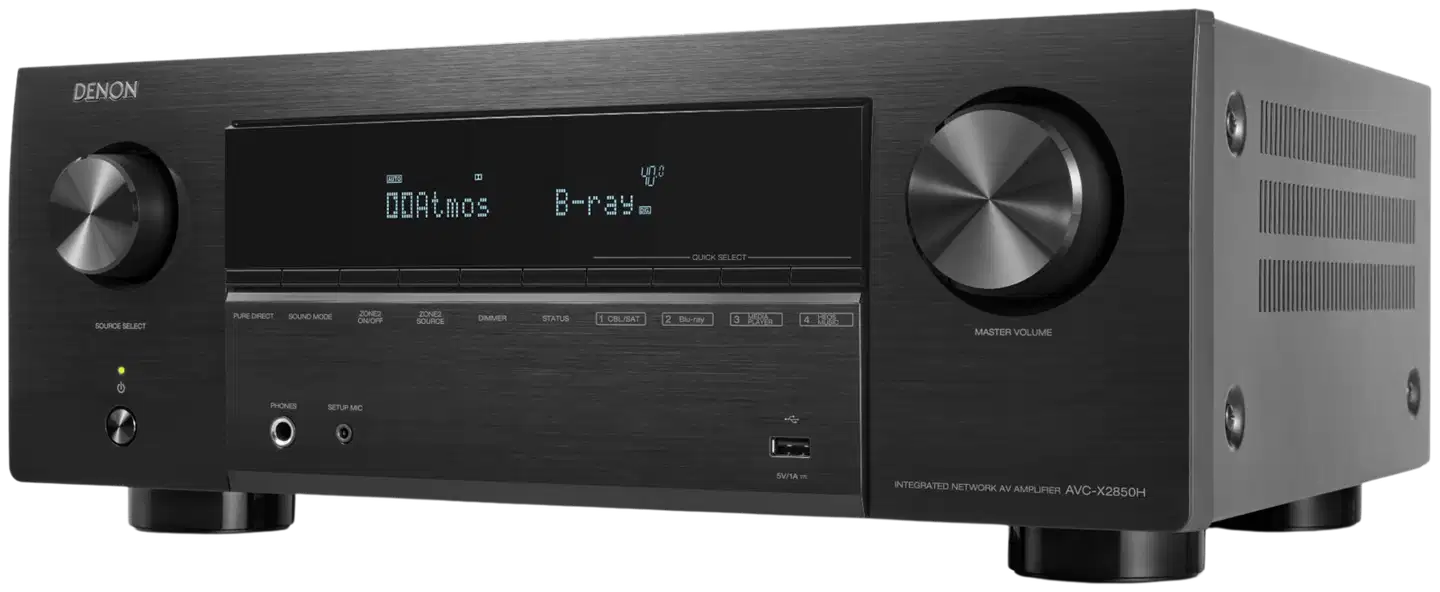 Denon AVC-X2850H 7.2 HEOS AV-vahvistin - 3