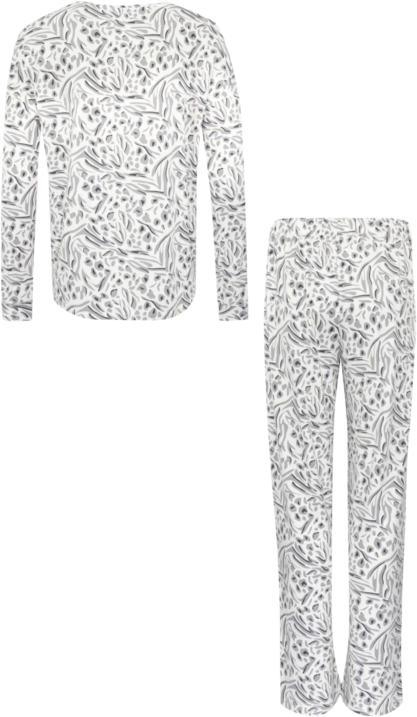 TEX naisten pyjama I997293 - grey light - 2