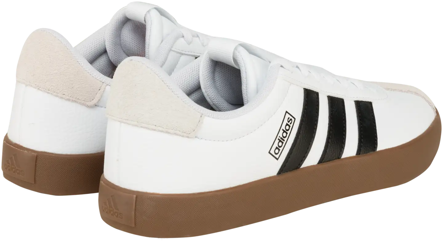 adidas naisten tennarit VL Court 3.0 - white/core black/grey one - 5