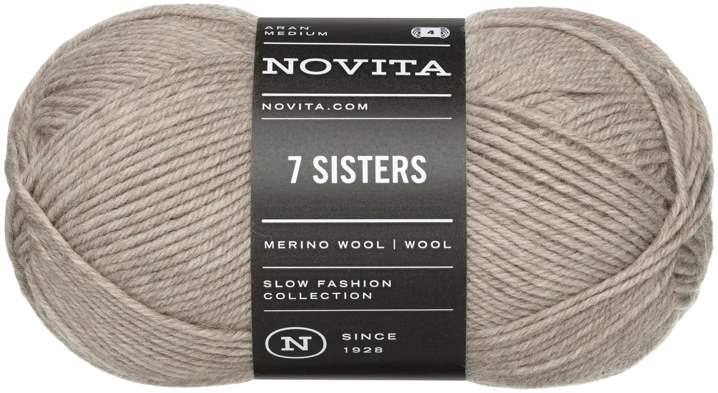 Novita lanka 7 Sisters 100g hiekka 060 - 1