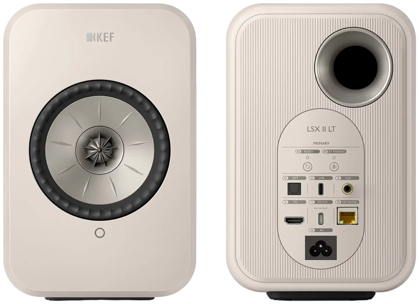 KEF langaton musiikkijärjestelmä LSX 2 LT stone white aktiivikaiutin - 2