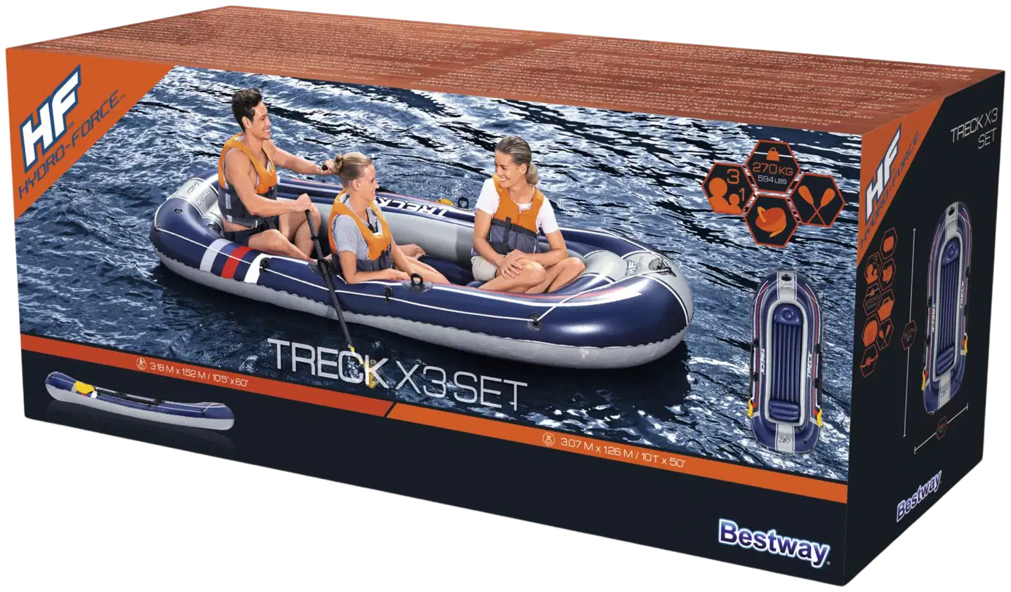 Hydro-Force Treck  x 3 -kumivene - 2
