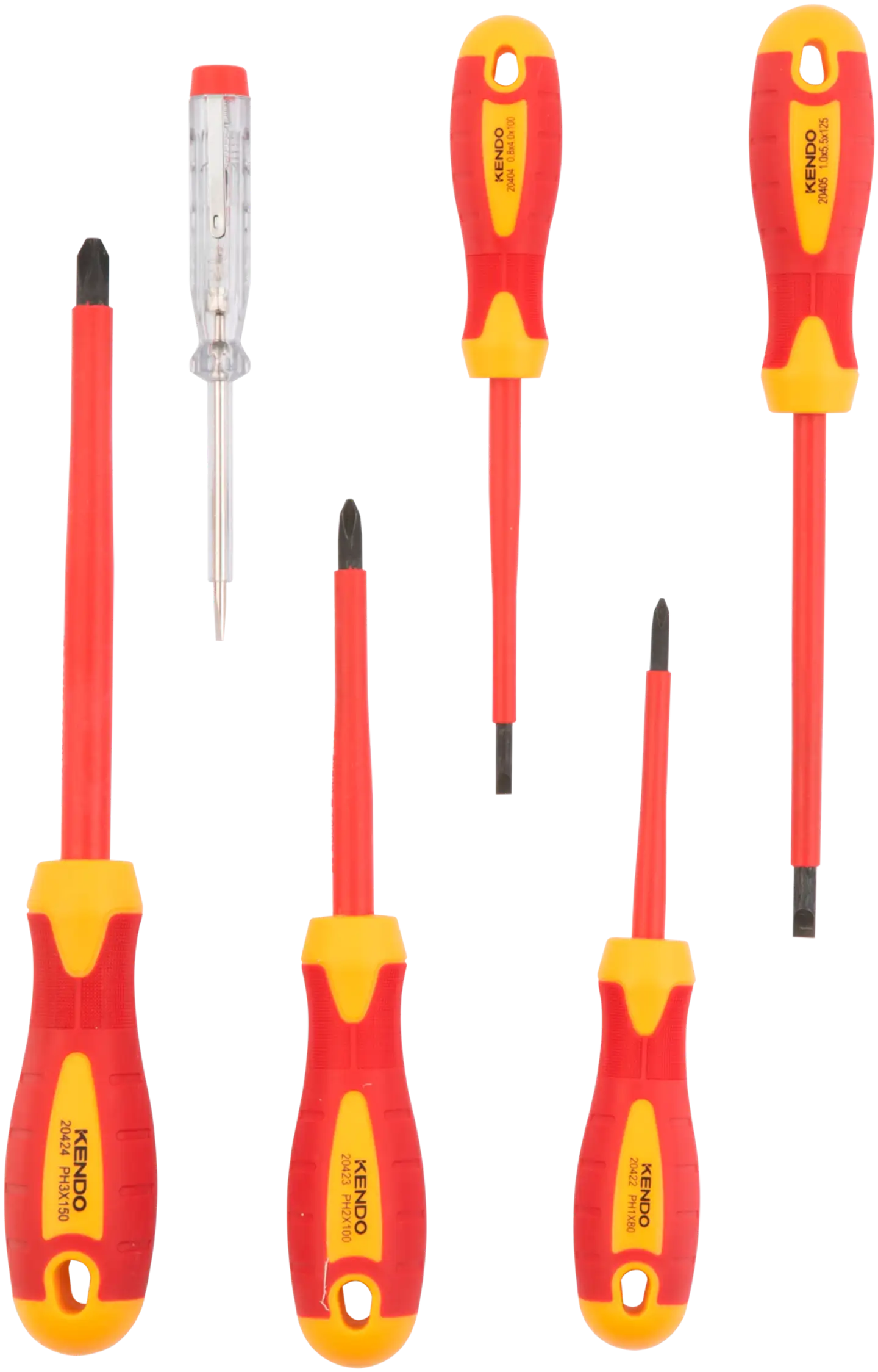 Kendo ruuvimeisselisarja vde 6-osainen - 2