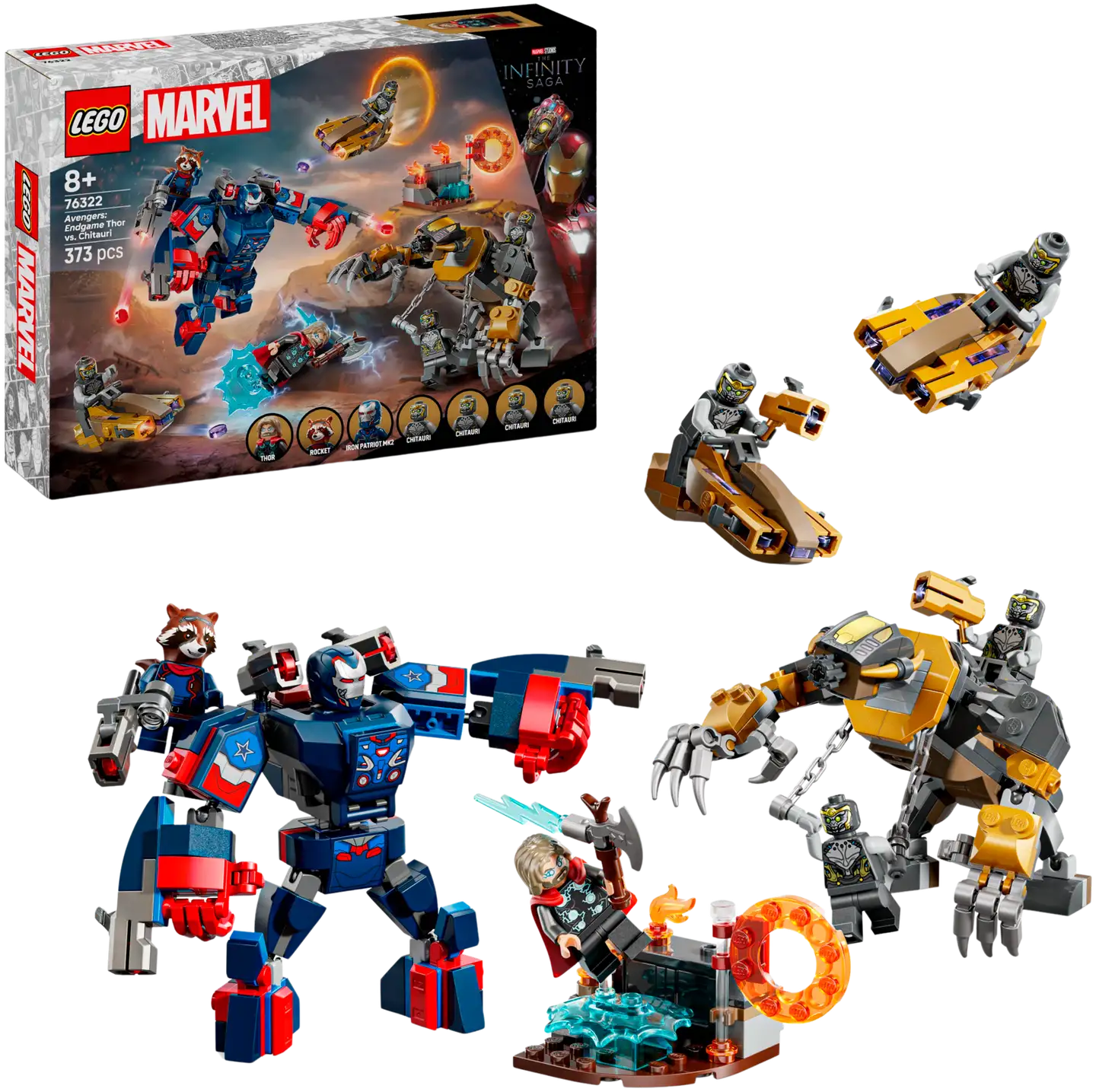 LEGO Super Heroes 76322 Avengers: Endgame Thor vastaan Chitauri - 1