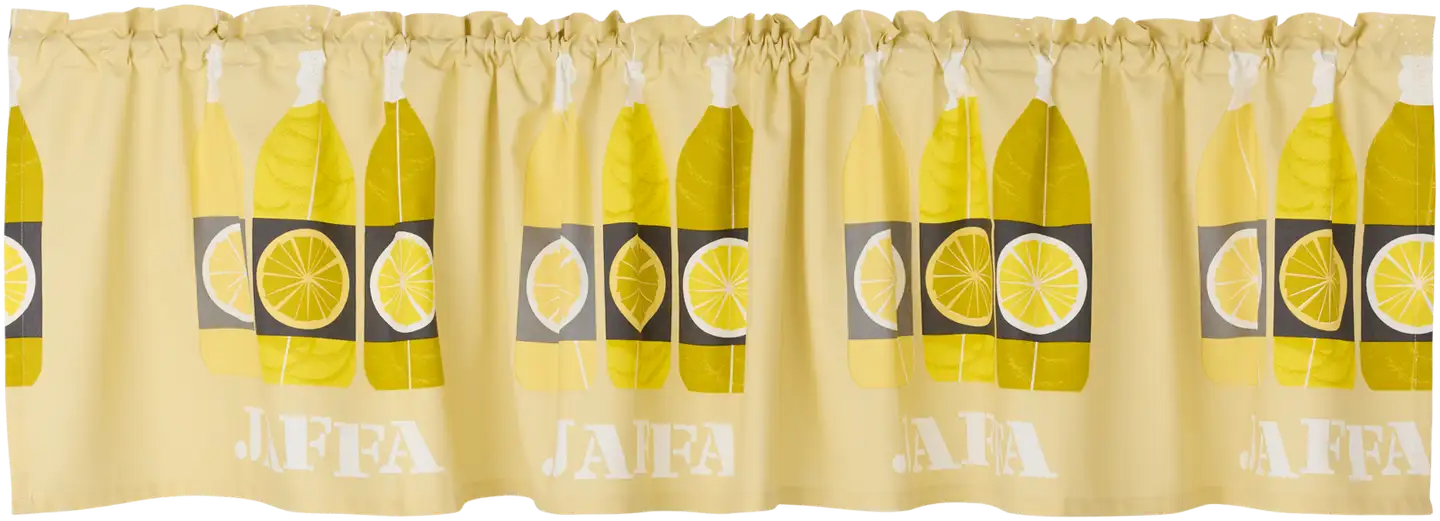 Vallila verhokappa Jaffa 60x250 cm keltainen