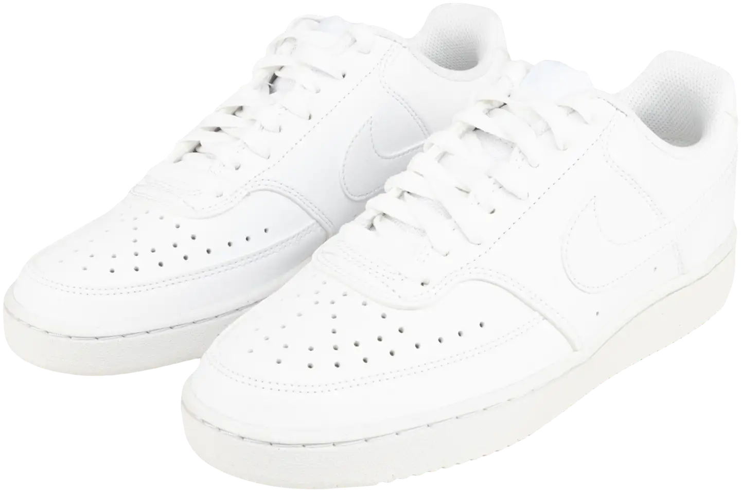 Nike miesten vapaa-ajan jalkine Court Vision Lo White - WHITE/WHITE - 3