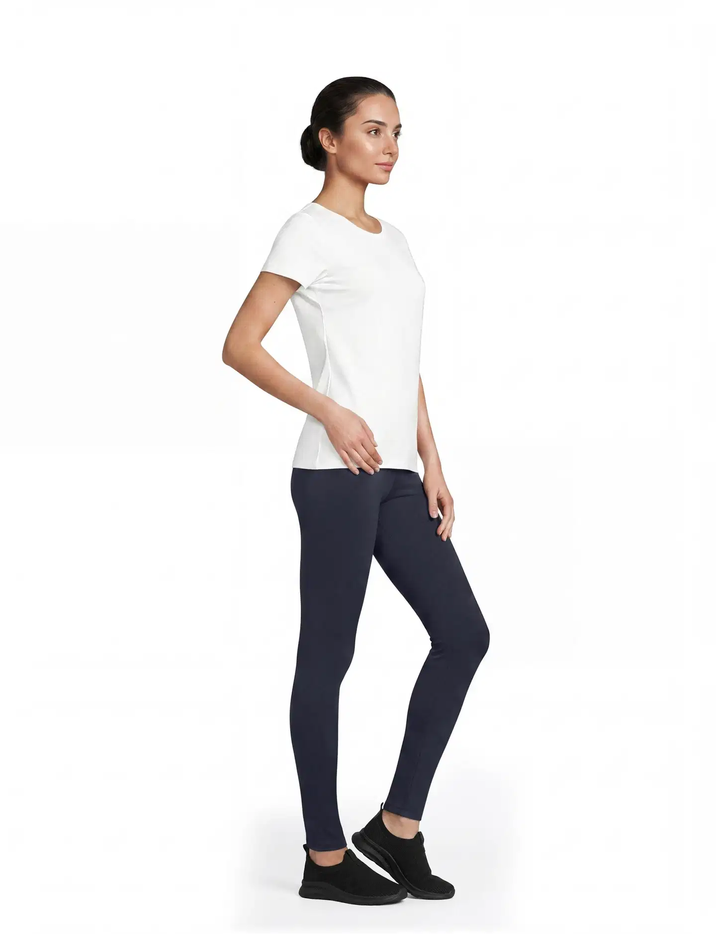 House naisten trikooleggingsit Lene - navy blazer - 4