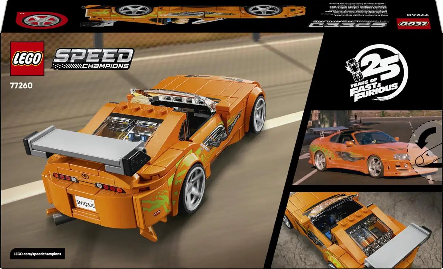 LEGO® Speed Champions 77260 The Fast and The Furious Toyota Supra MK4 - 4