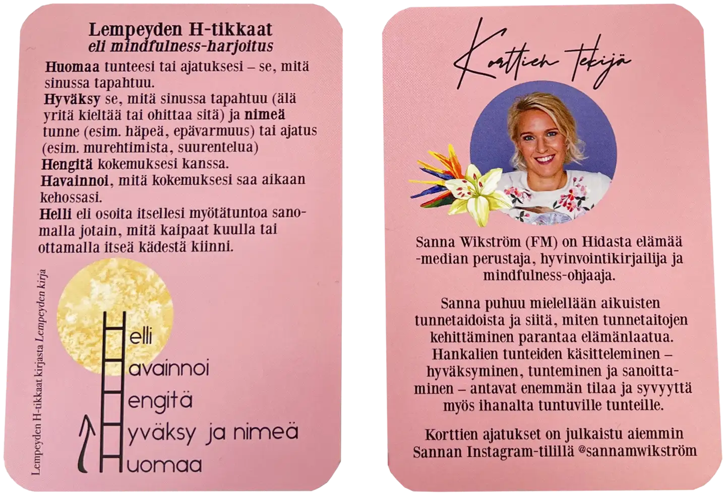 Hidasta elämää, Kun tuntuu pahalta - Lohtukortit - 4