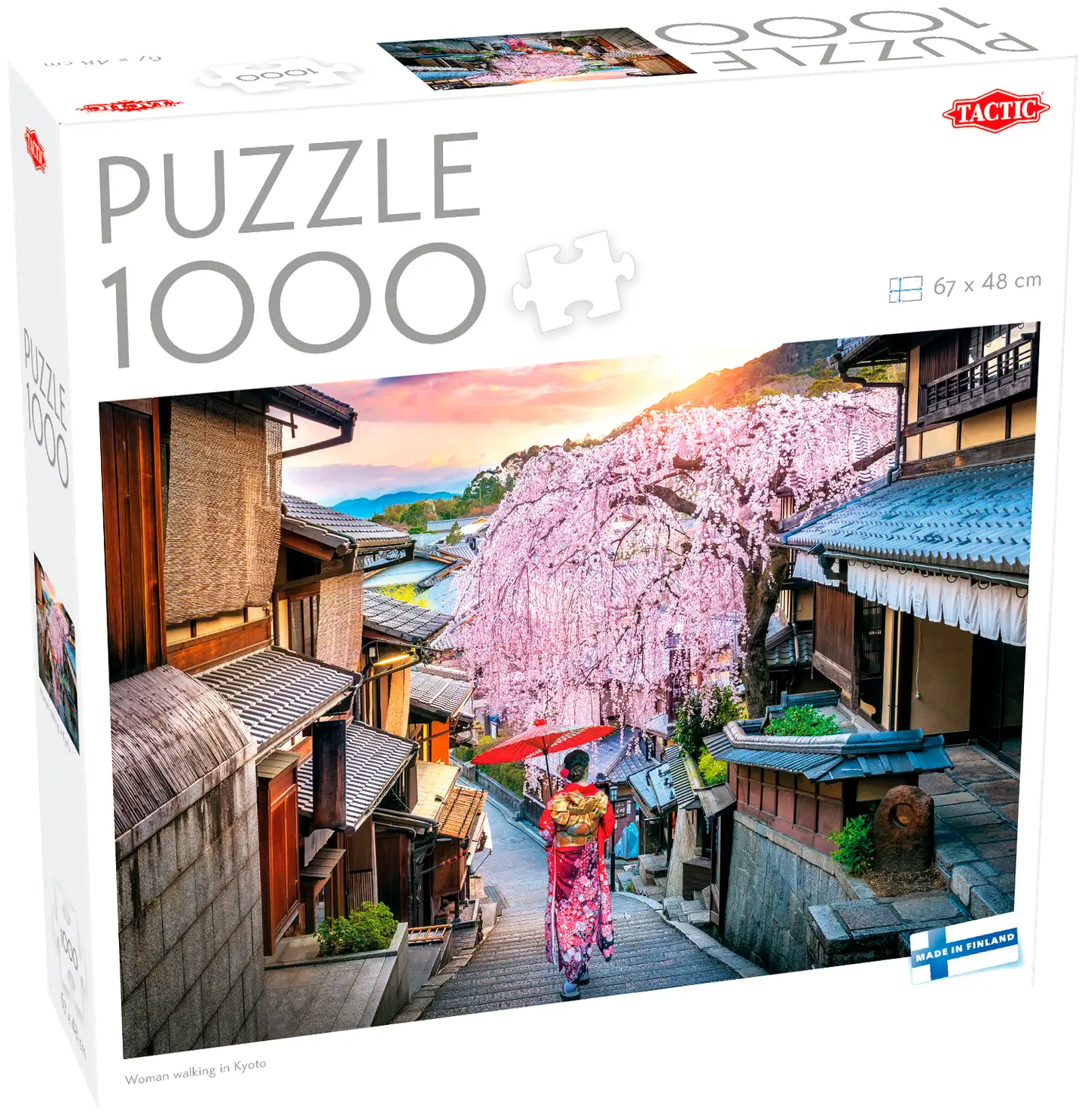Tactic palapeli Woman walking in Kyoto 1000 palaa - 1