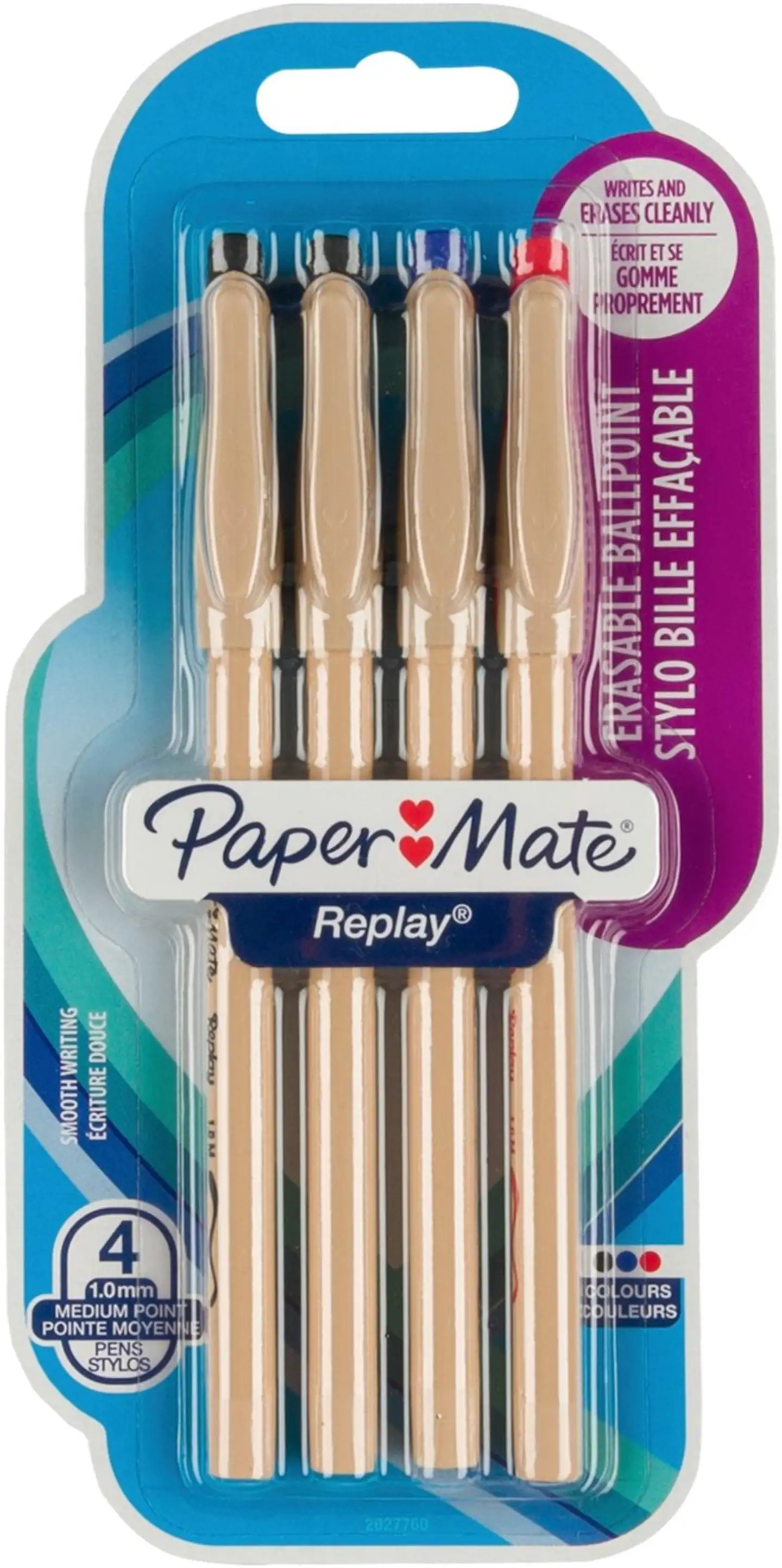 Papermate pyyhittävä kuulakynä 4kpl