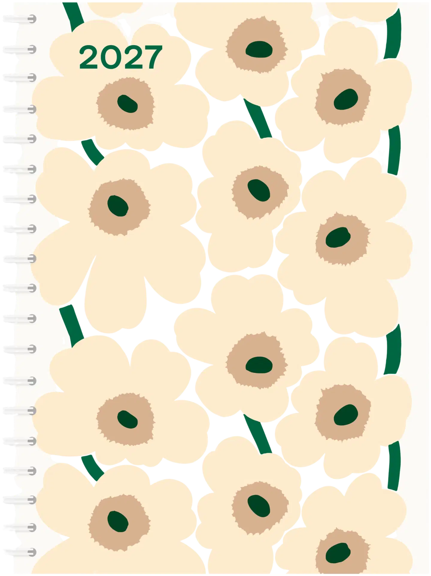 Marimekko Taskukalenteri 2027 13x9,5 cm Unikko - 1