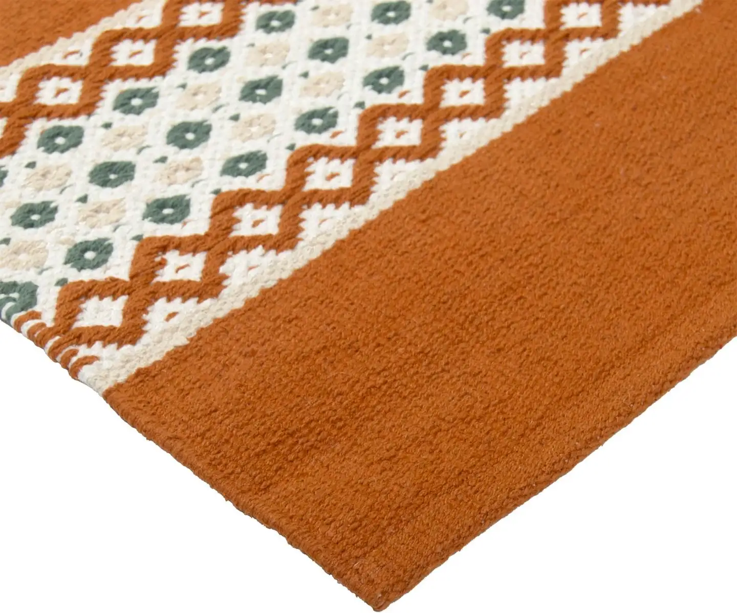 ihankotona puuvillamatto Helka 80x200 cm terra - 2