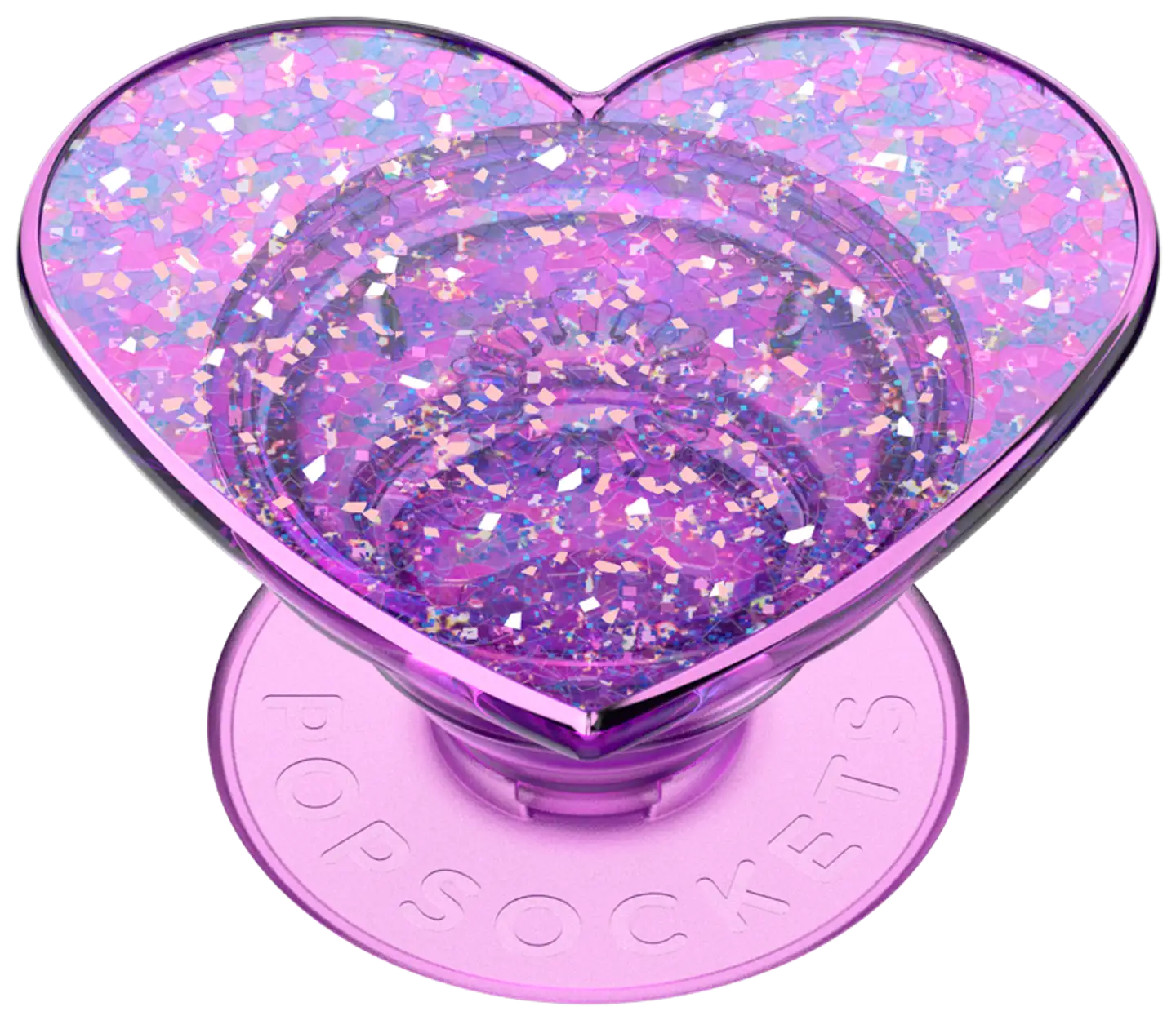 Popsockets puhelinpidike PopGrip Iridescent Confetti Dreamy Heart - 4