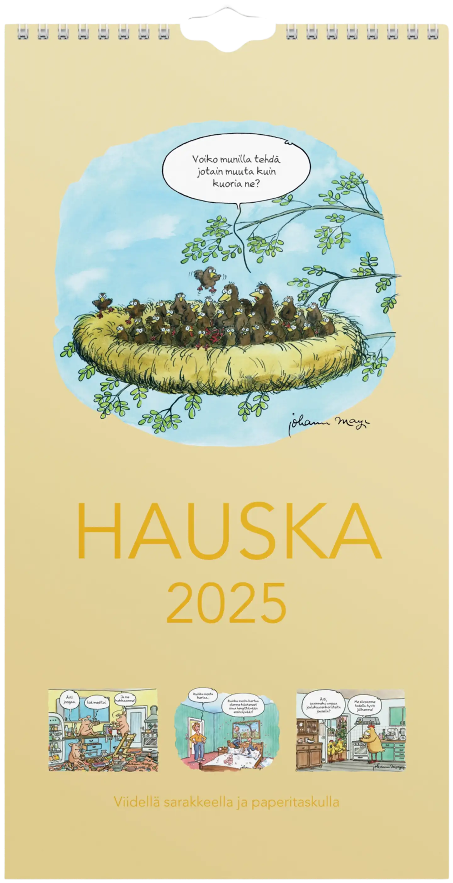 Burde Perhekalenteri 2025 Hauska - 1