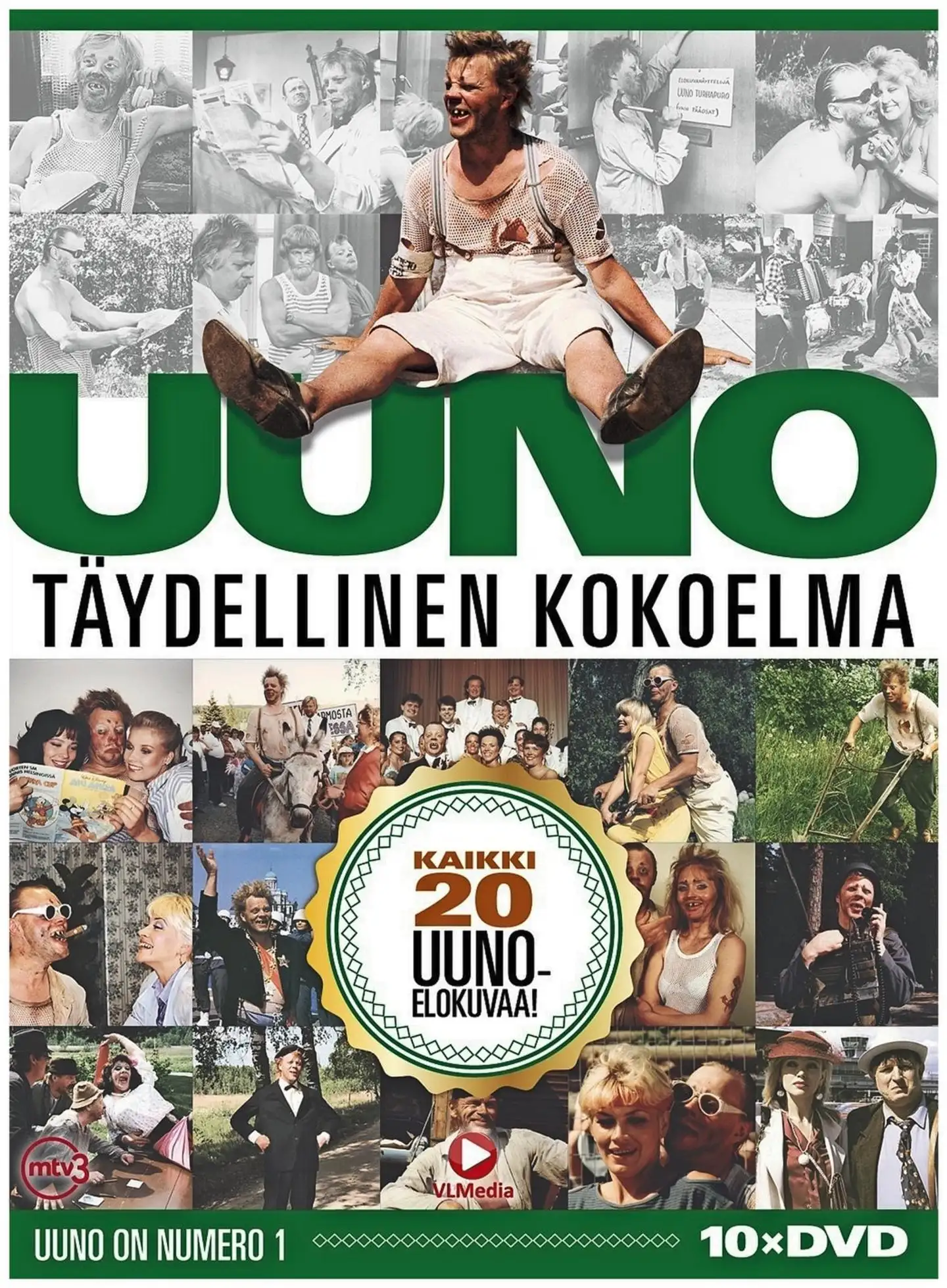 Uuno - Täydellinen kokoelma 10DVD