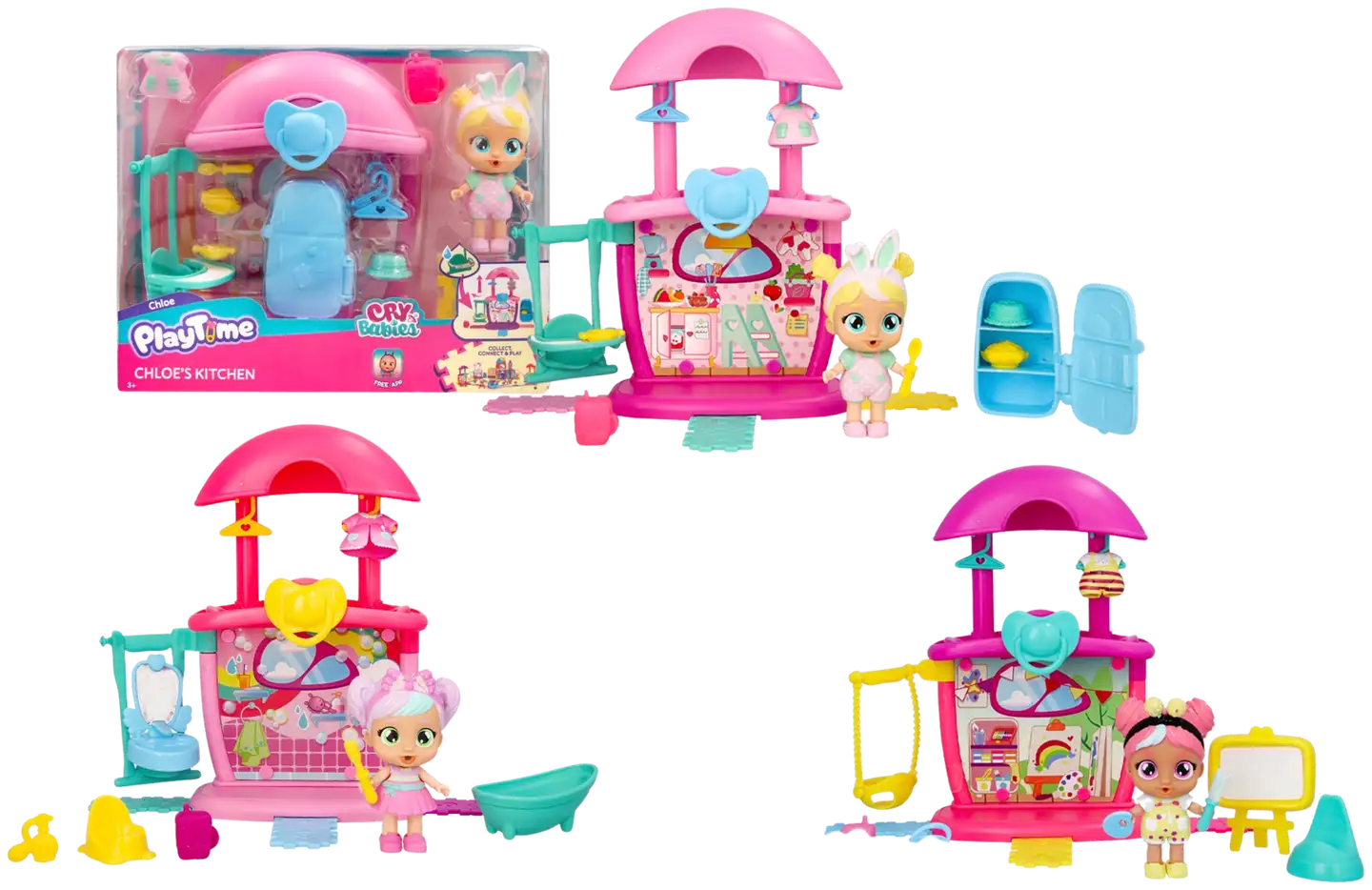 Cry Babies Playtime Mini -Leikkisetti - 1
