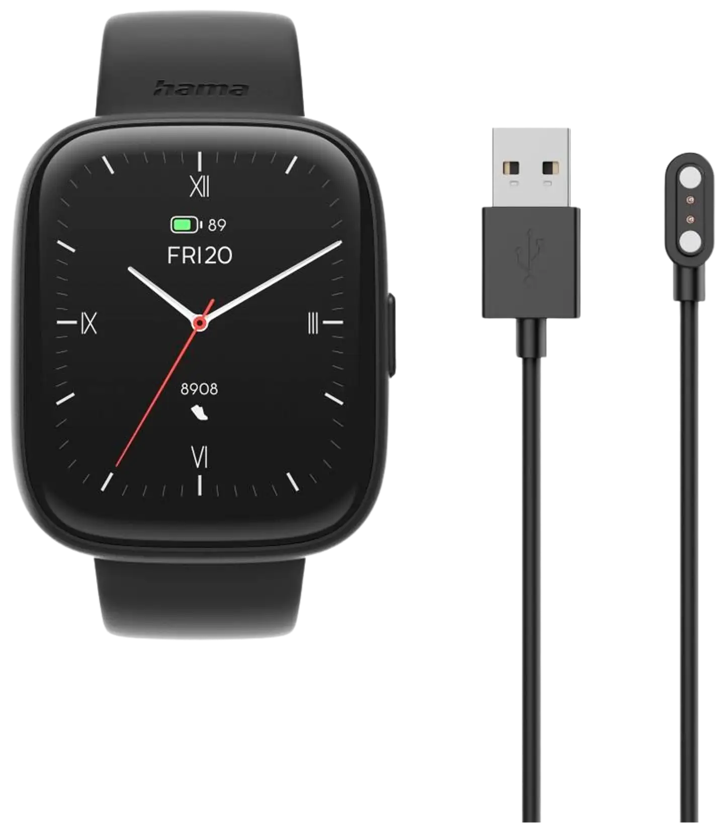 Hama Smart Watch 4000 älykello, TFT 1.65", IP68, musta - 4