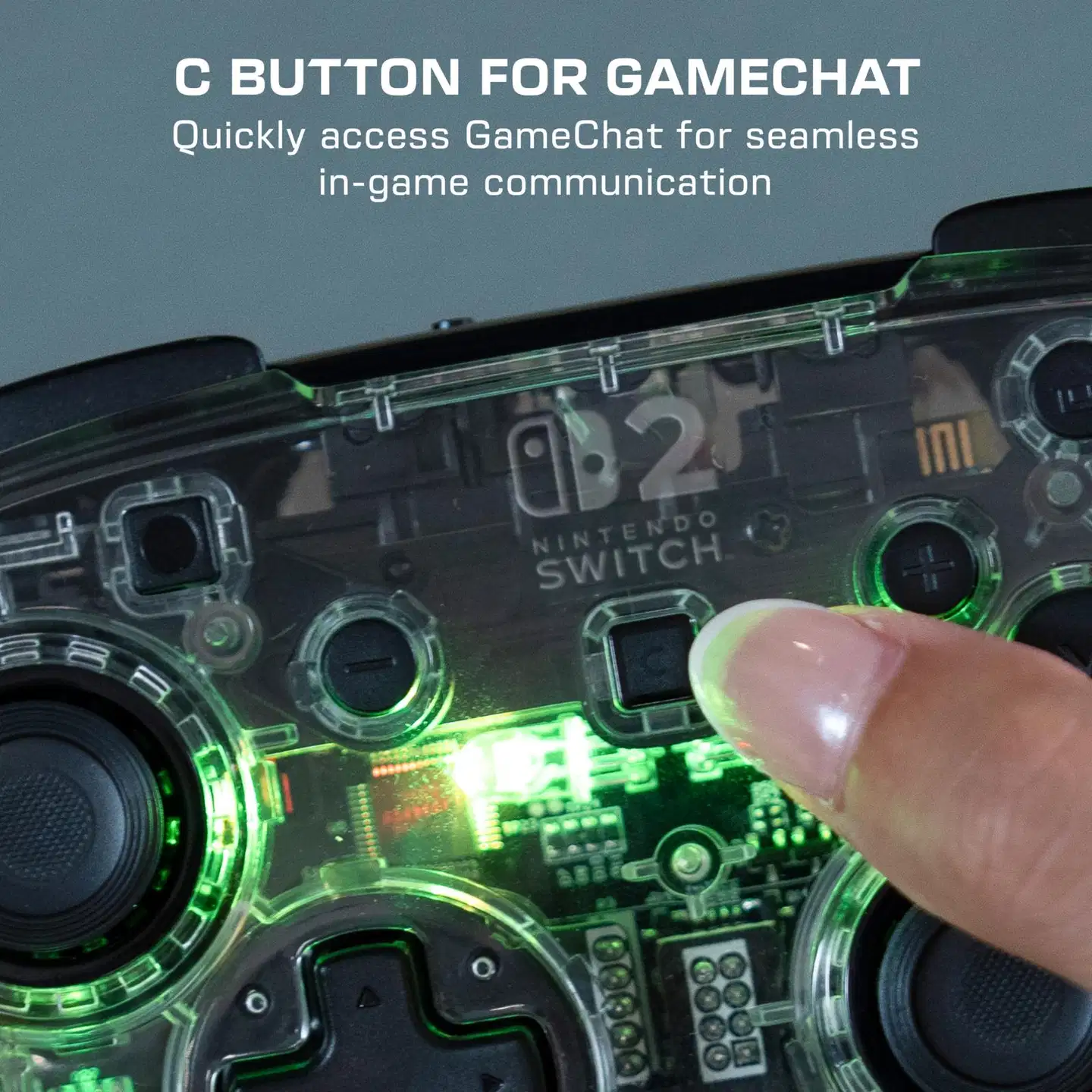 Turtle Beach langaton peliohjain Switch 2 Afterglow - 8