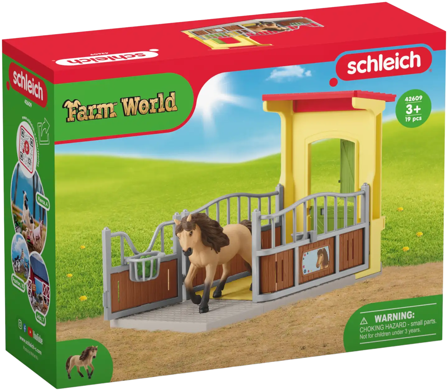 Schleich® Ponilaatikko Islanninponi Ori - 1