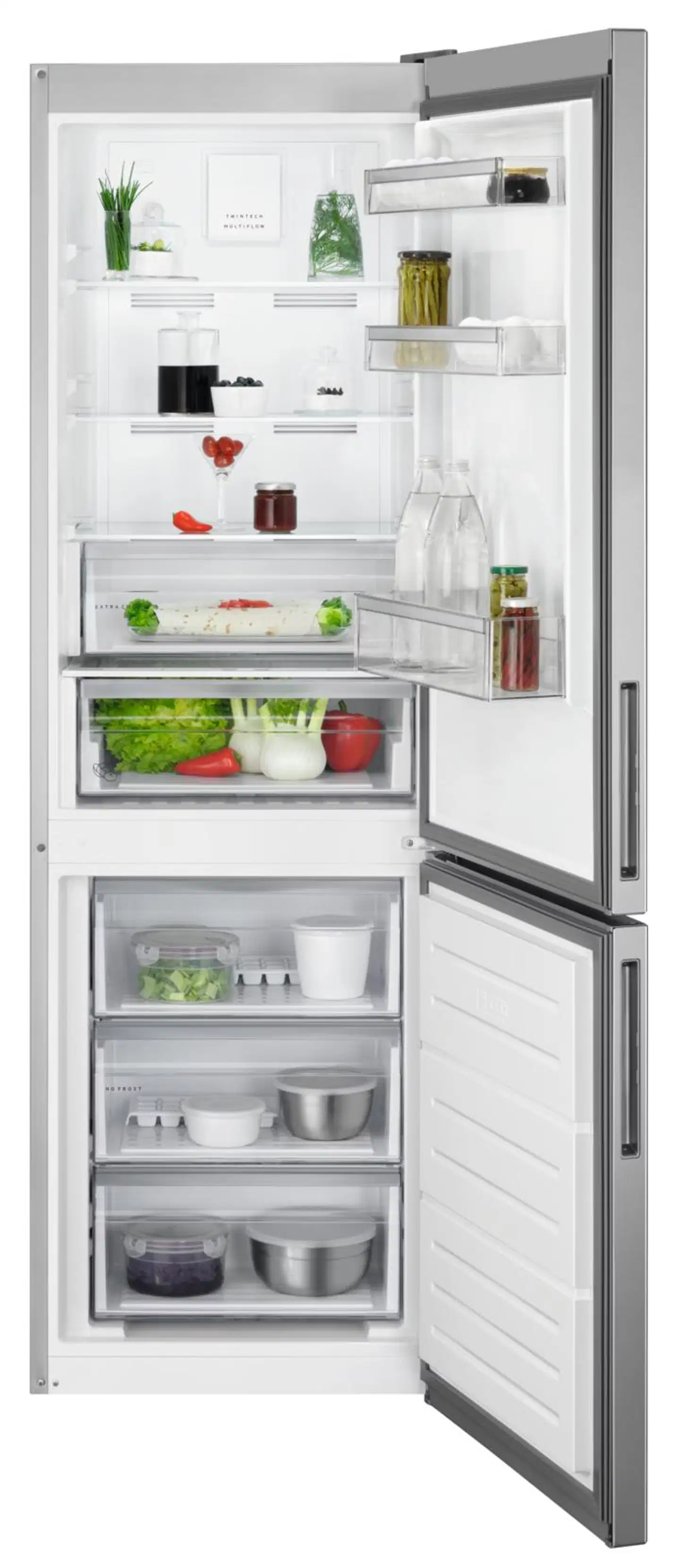 AEG jääkaappipakastin RCB632E9MU, korkeus 186 cm, teräs - 4