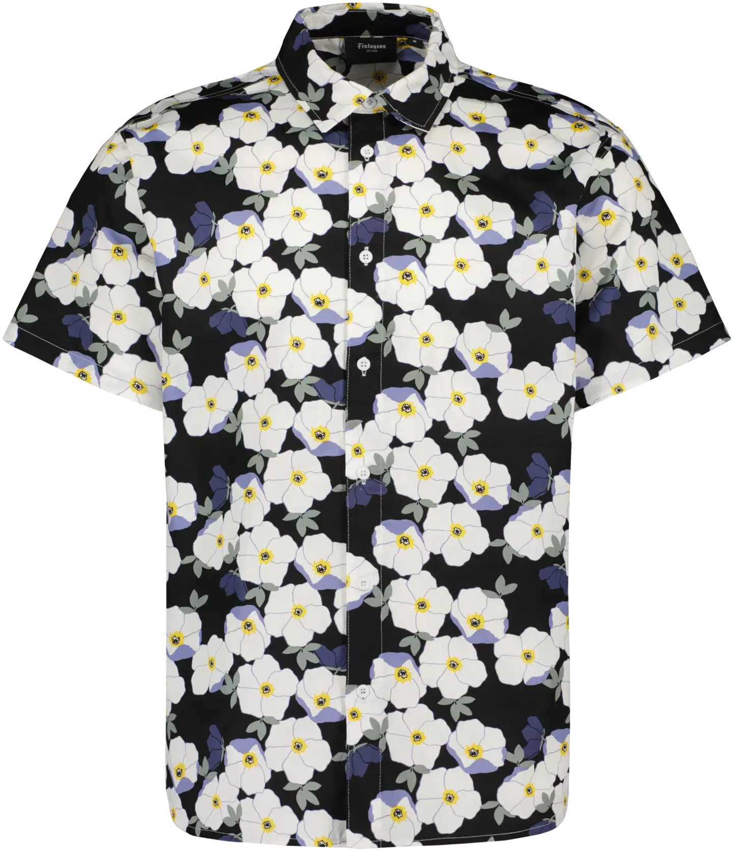 Finlayson miesten kesäpaita Ruusa - BLACK - 1