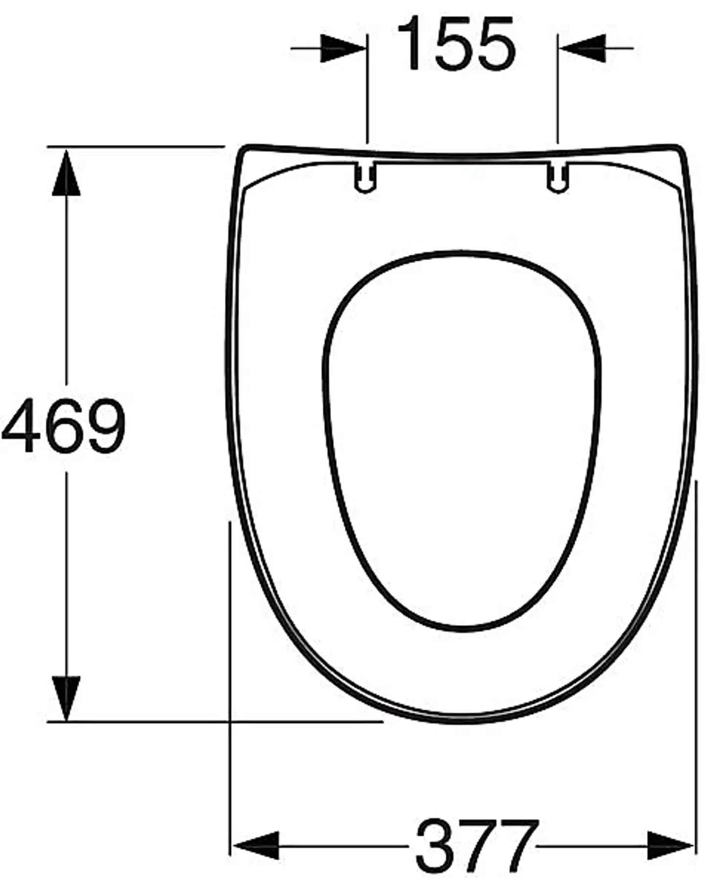 Gustavsberg Nautic WC-istuimen vakiokansi valkoinen - 2